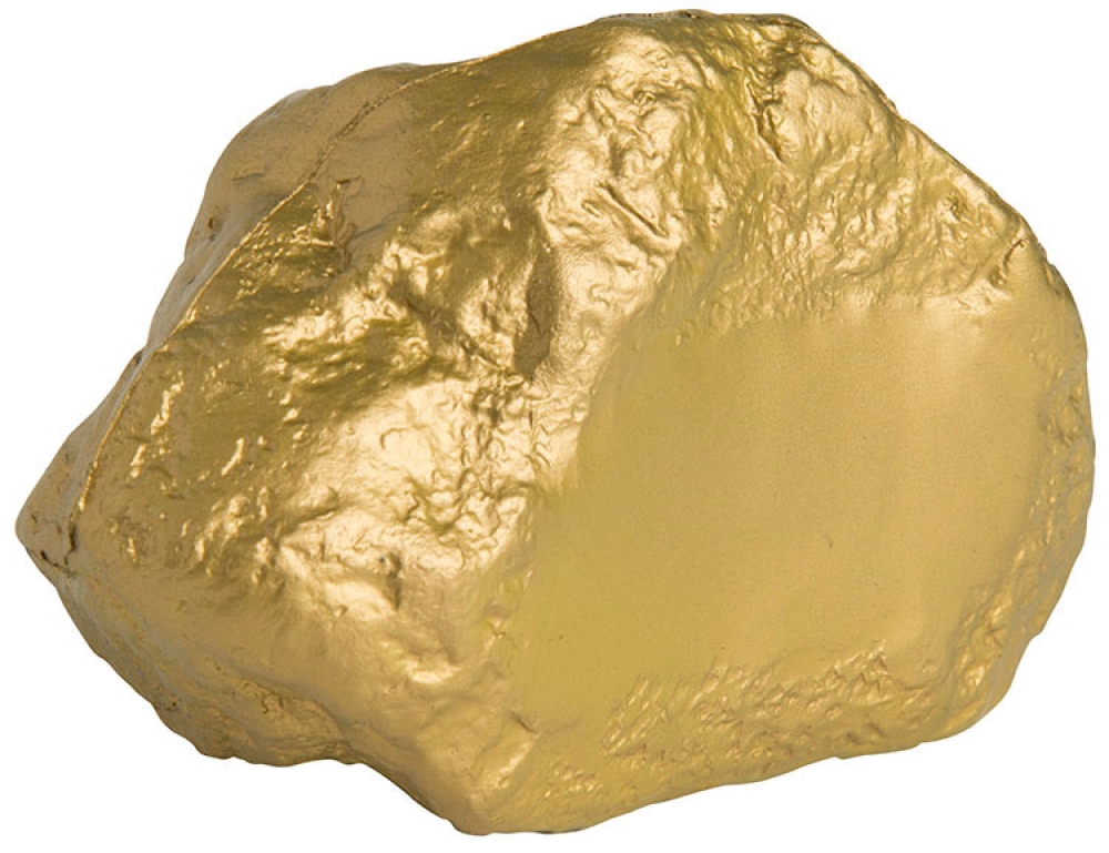 Rock (Gold) Stress Reliever 4