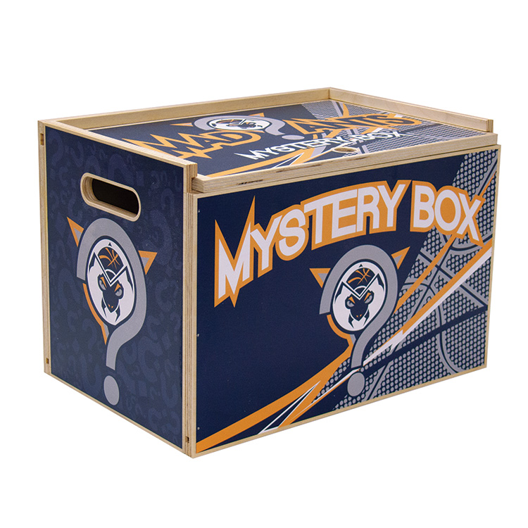 Plywood Display Crate with Sliding Cover 6