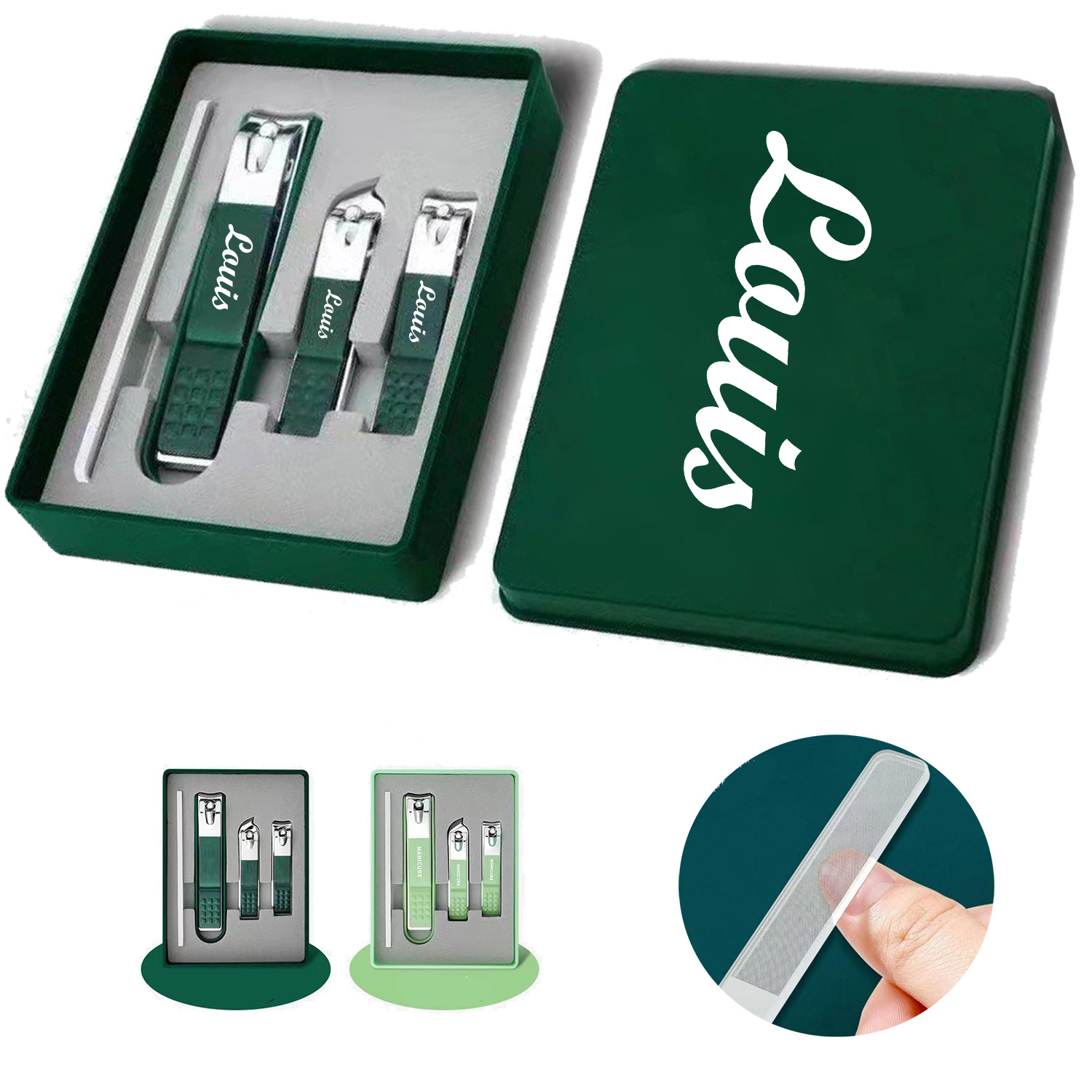 4pcs Stainless Steel Nail Clipper Set 6