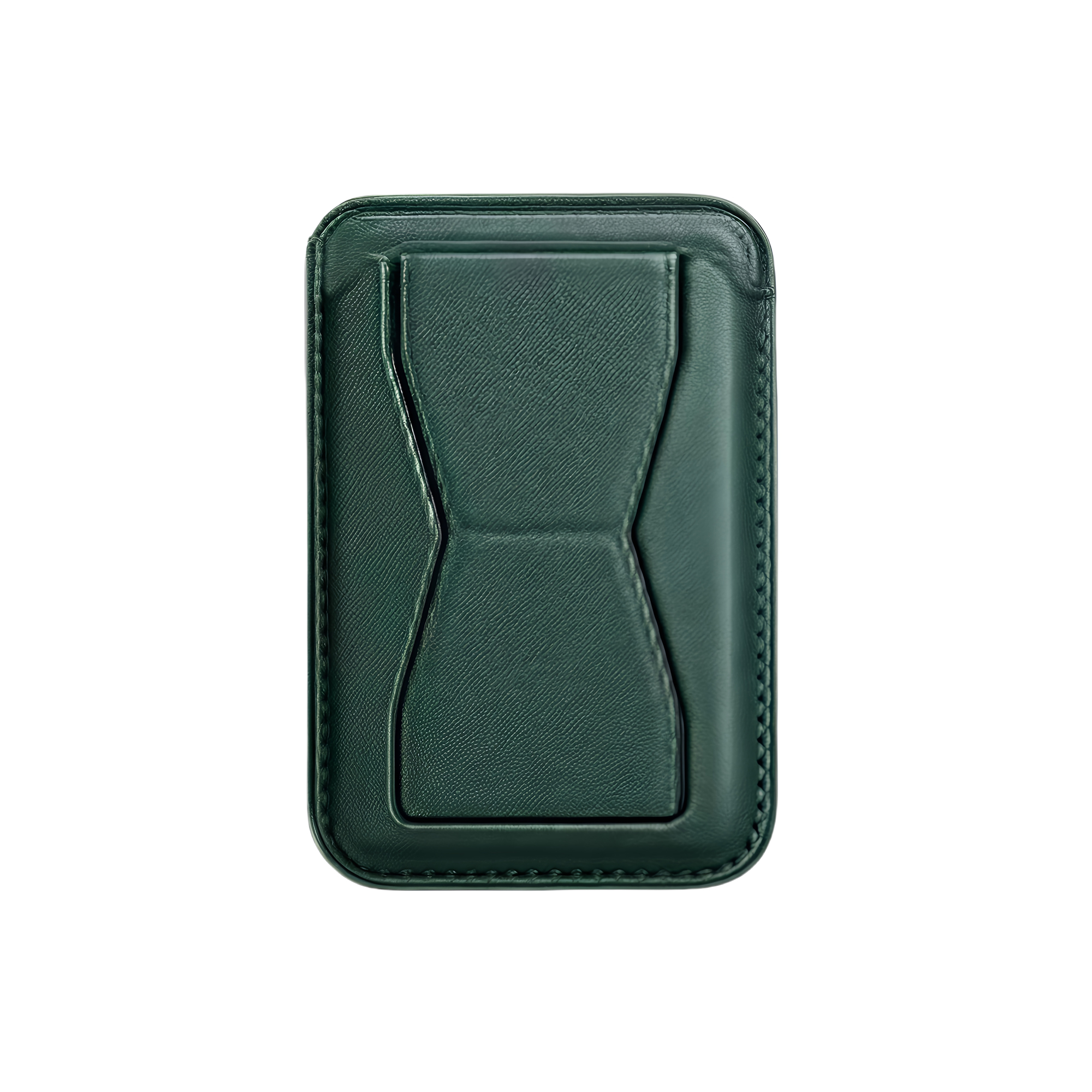 MagSafe Foldable PU Leather Card Holder Stand for Phone with Strong Magnetic Insert and Kickstand 5