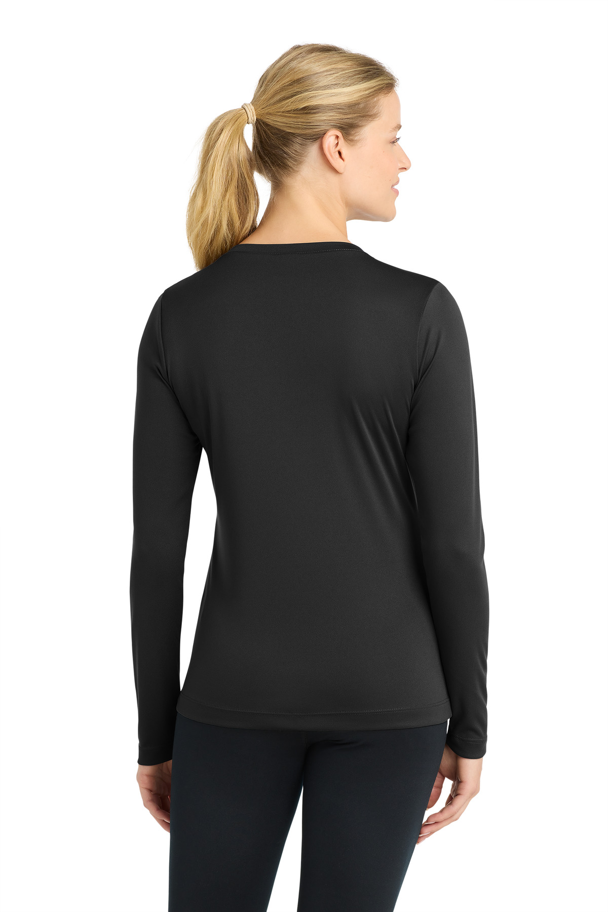 Sport-Tek Women's Long Sleeve PosiCharge Competitor V-Neck Tee. LST353LS 22