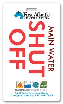 USA Made Laminated Event Tag (2.625"x4.5") Rectangle