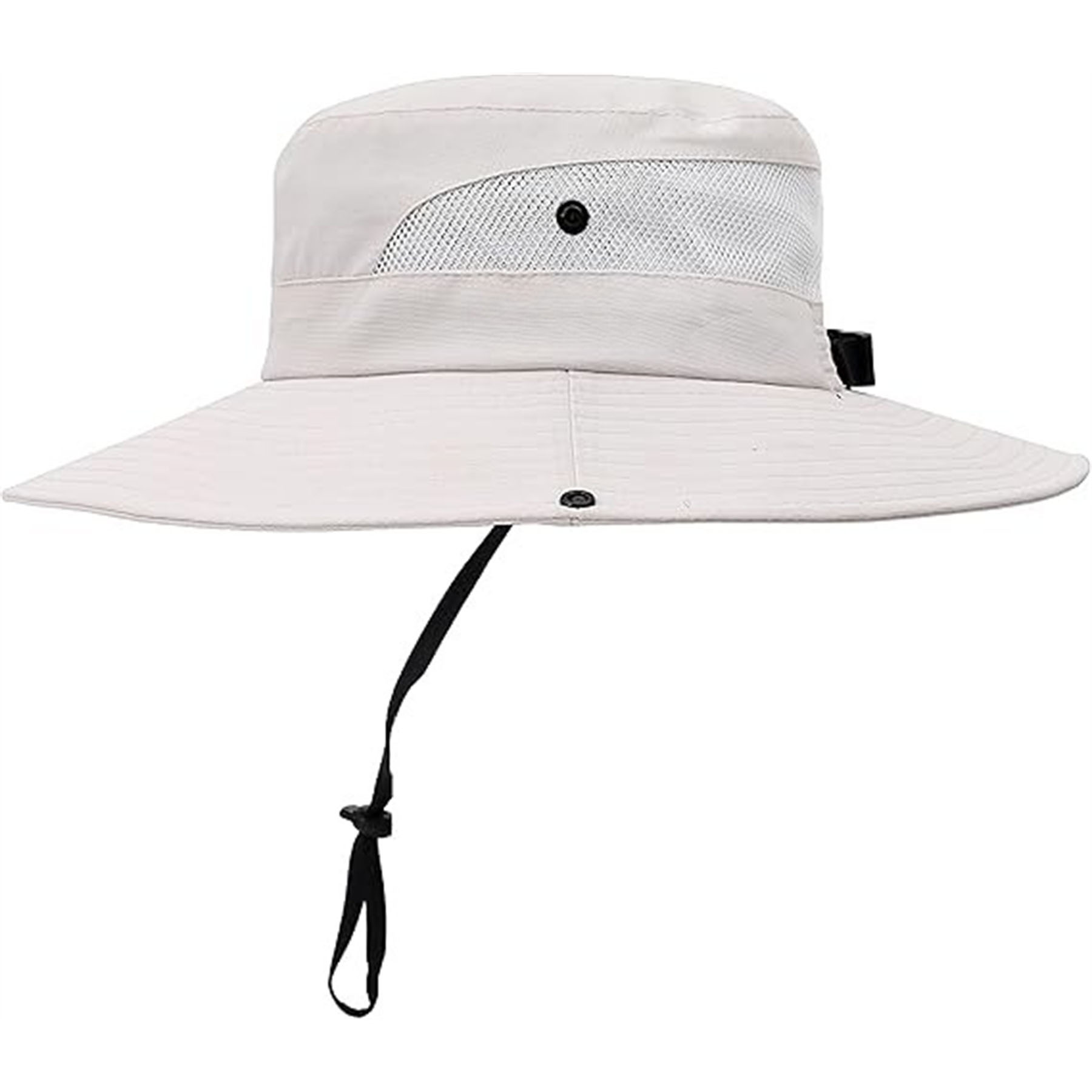 Womens Summer Foldable Cool Mesh Ponytail Bucket Hat 17