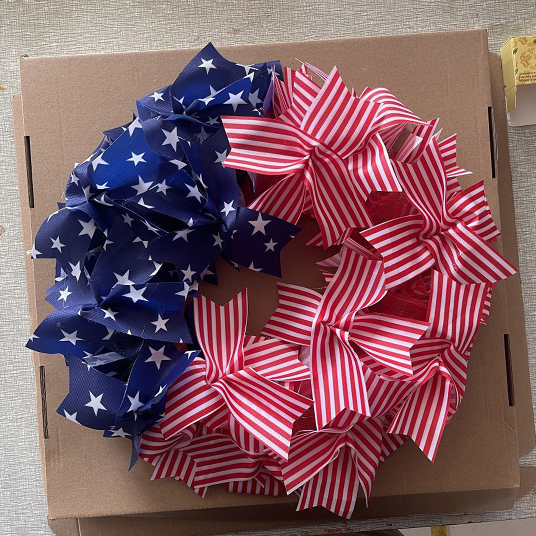 July 4 Patriotic Americana Wreath 2