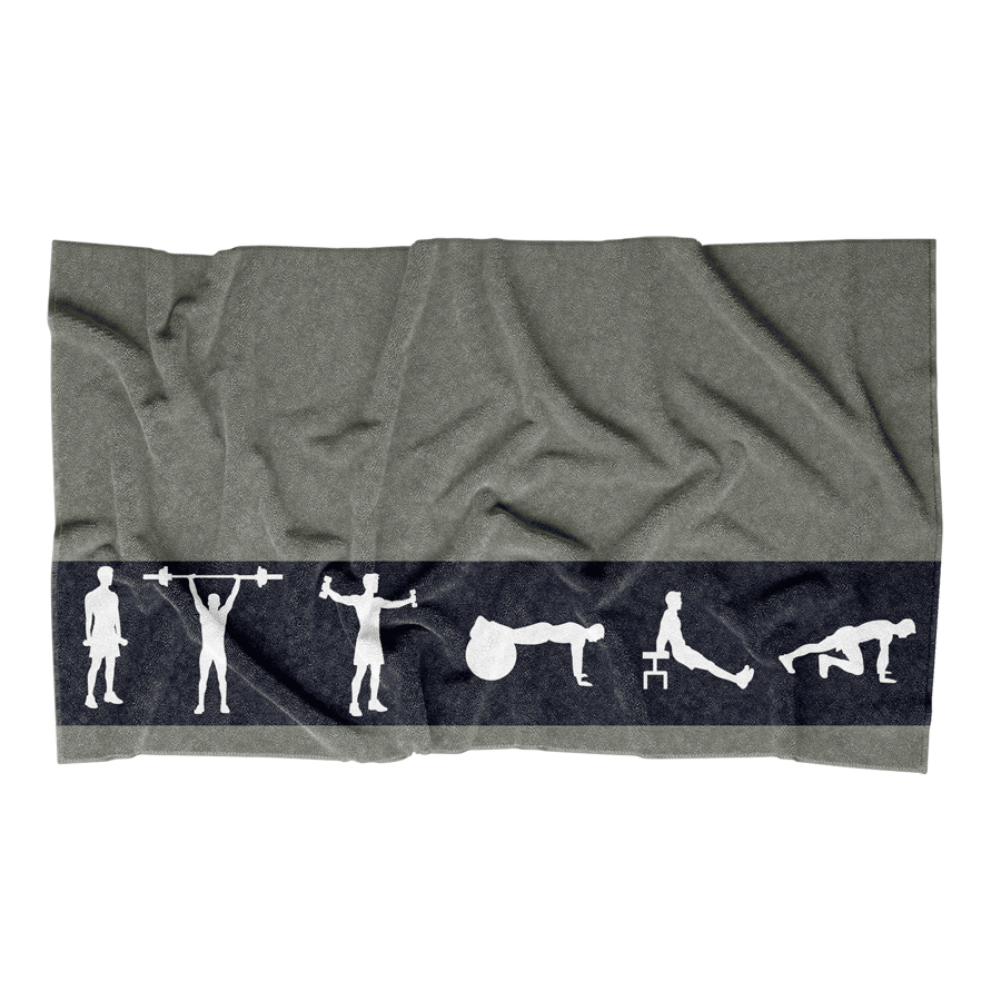 Sublimated Microfiber Golf Towel with Grommet & Carabiner 3