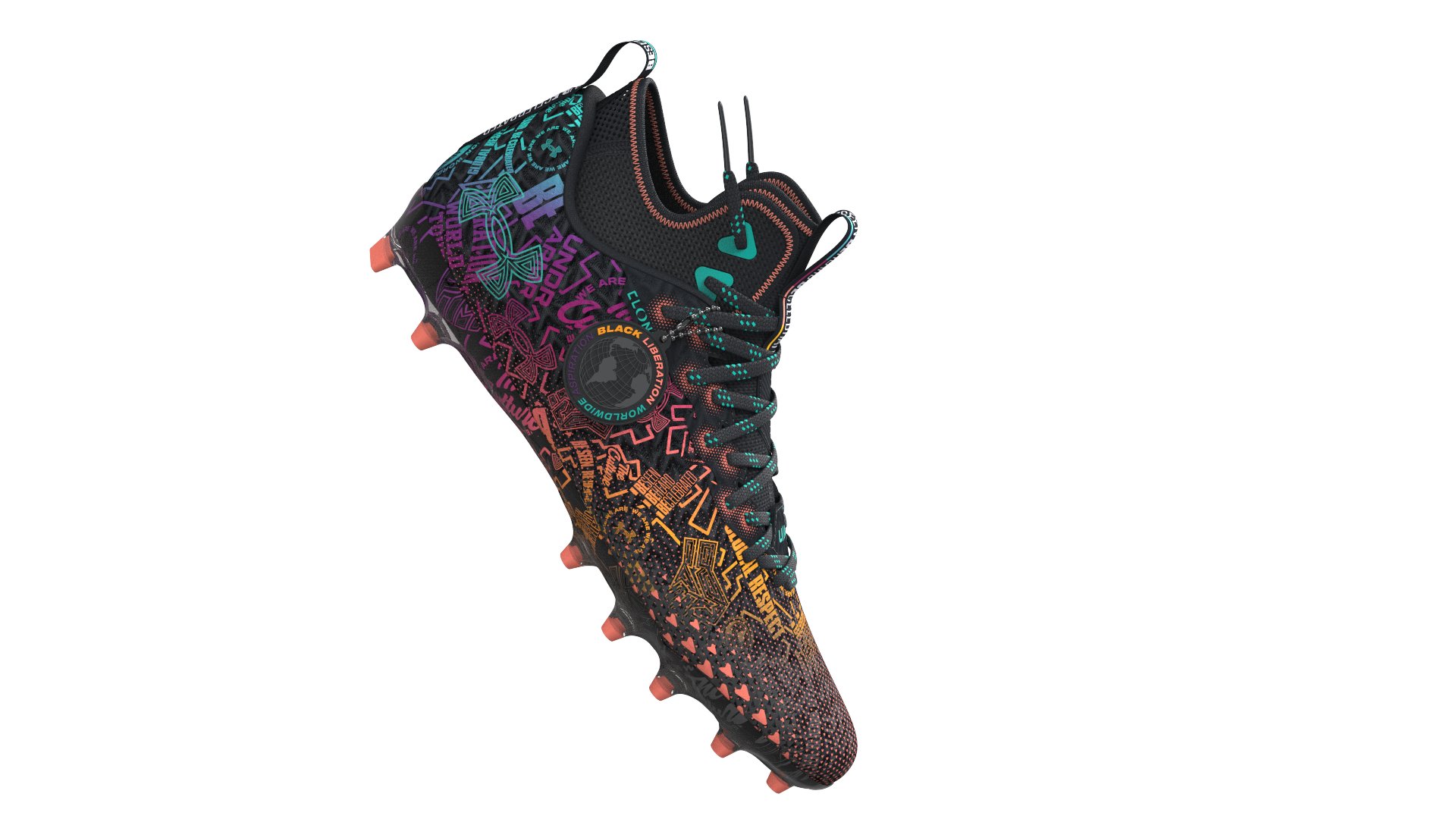 Men's UA Spotlight Clone MC LE Black History Month Football Cleats  2