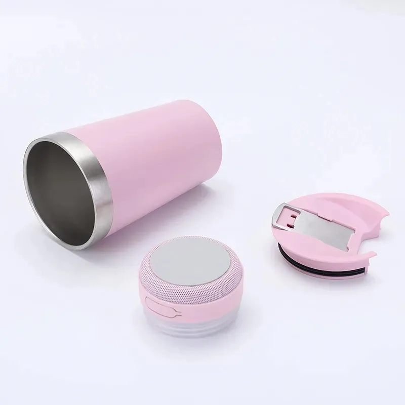 Wireless Speaker Tumbler with Opener Lid 5