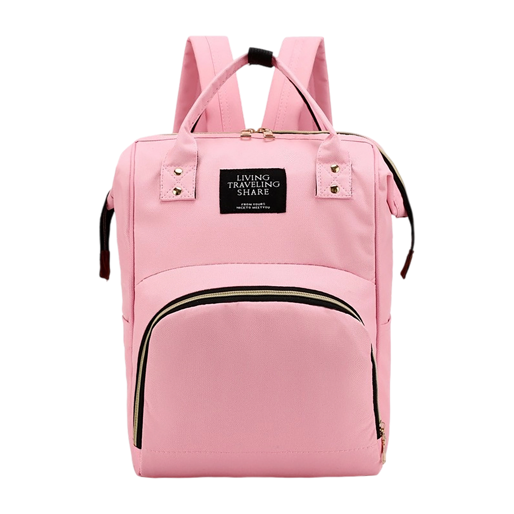 Waterproof Diaper Backpack With Wide Opening 10.7" Length x 8.3" Width x 16.6" Height 7