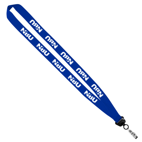 Evolution34 - 3/4" Polyester Welded Lanyard with Trapezoid and Plastic O-Ring 90