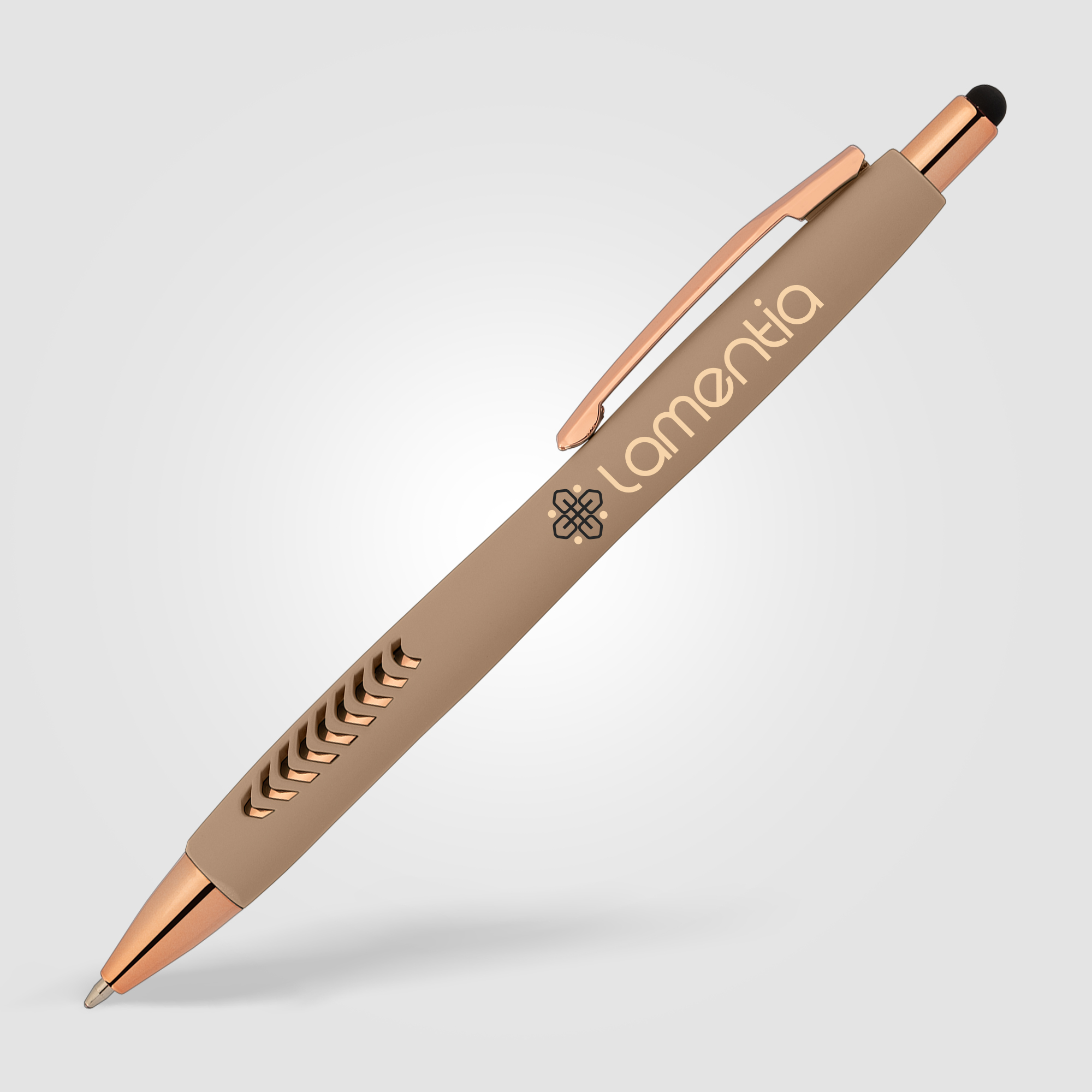 Avalon Softy Rose Gold Designer Pen w/ Stylus 13