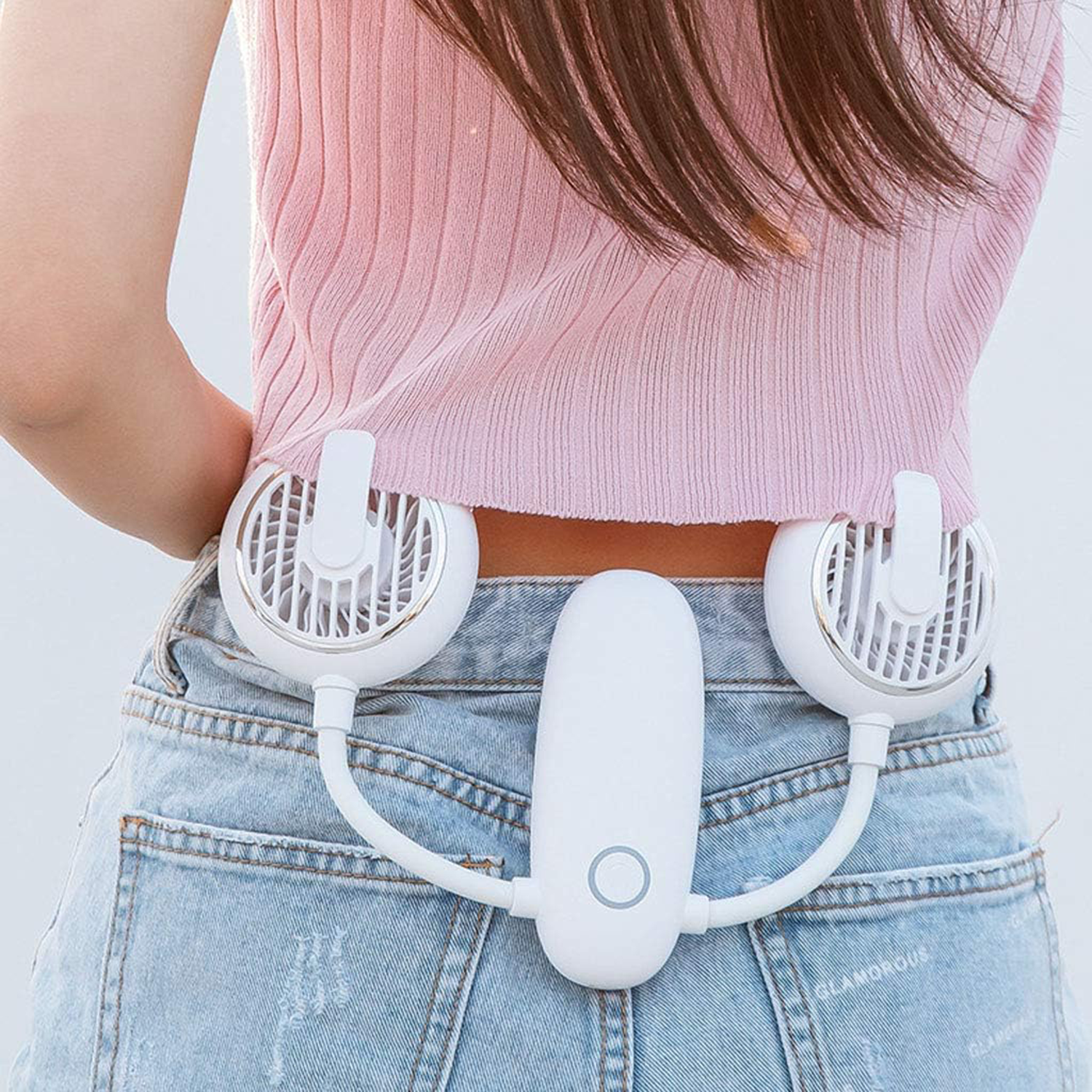Portable Hanging Neck Fan With Wind 5