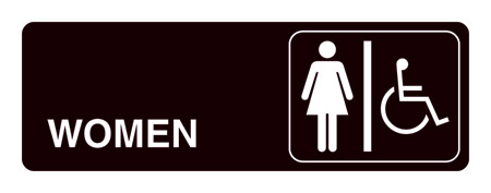 Women's Handicapped Sign