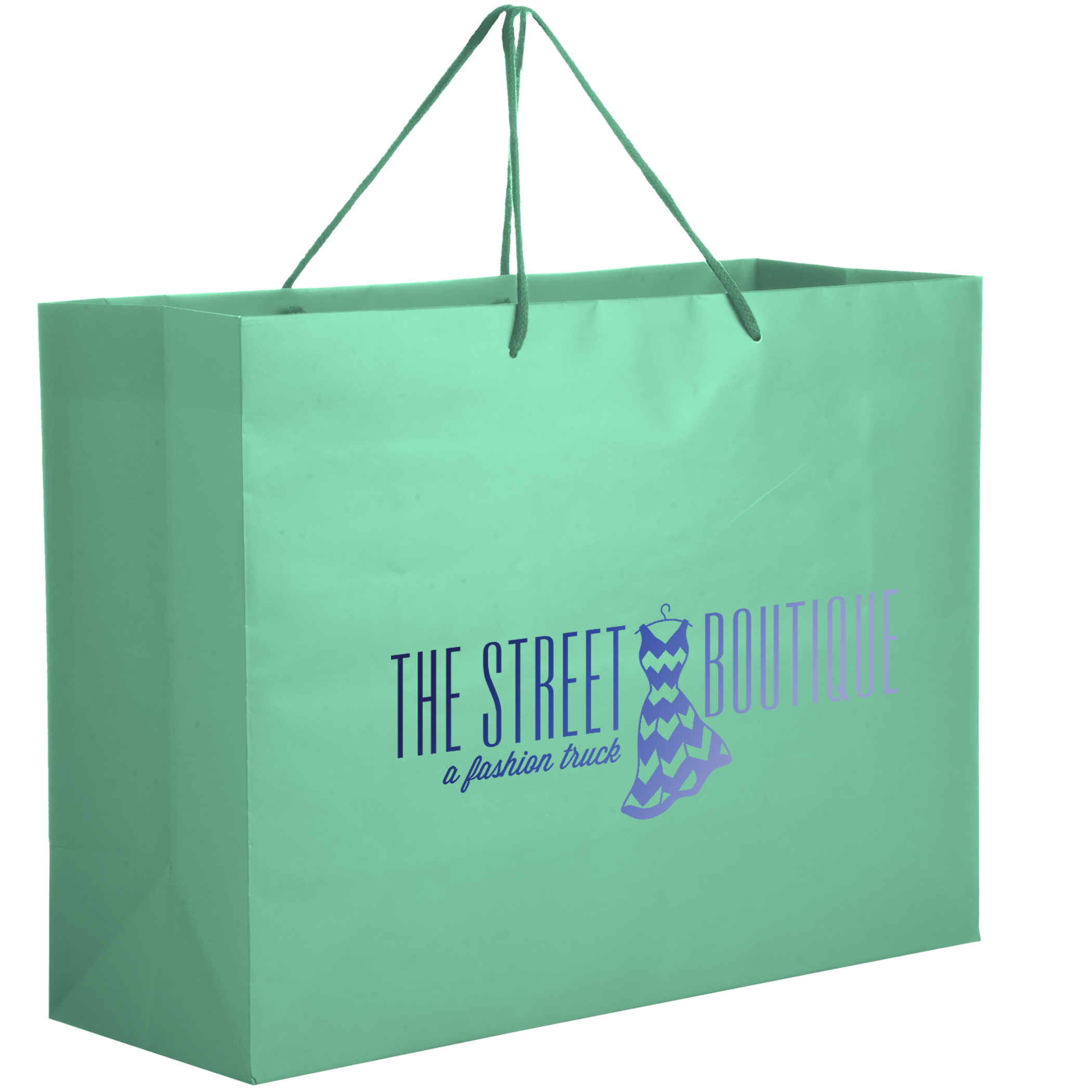 Matte Laminated Euro Tote Bags - Foil Stamped