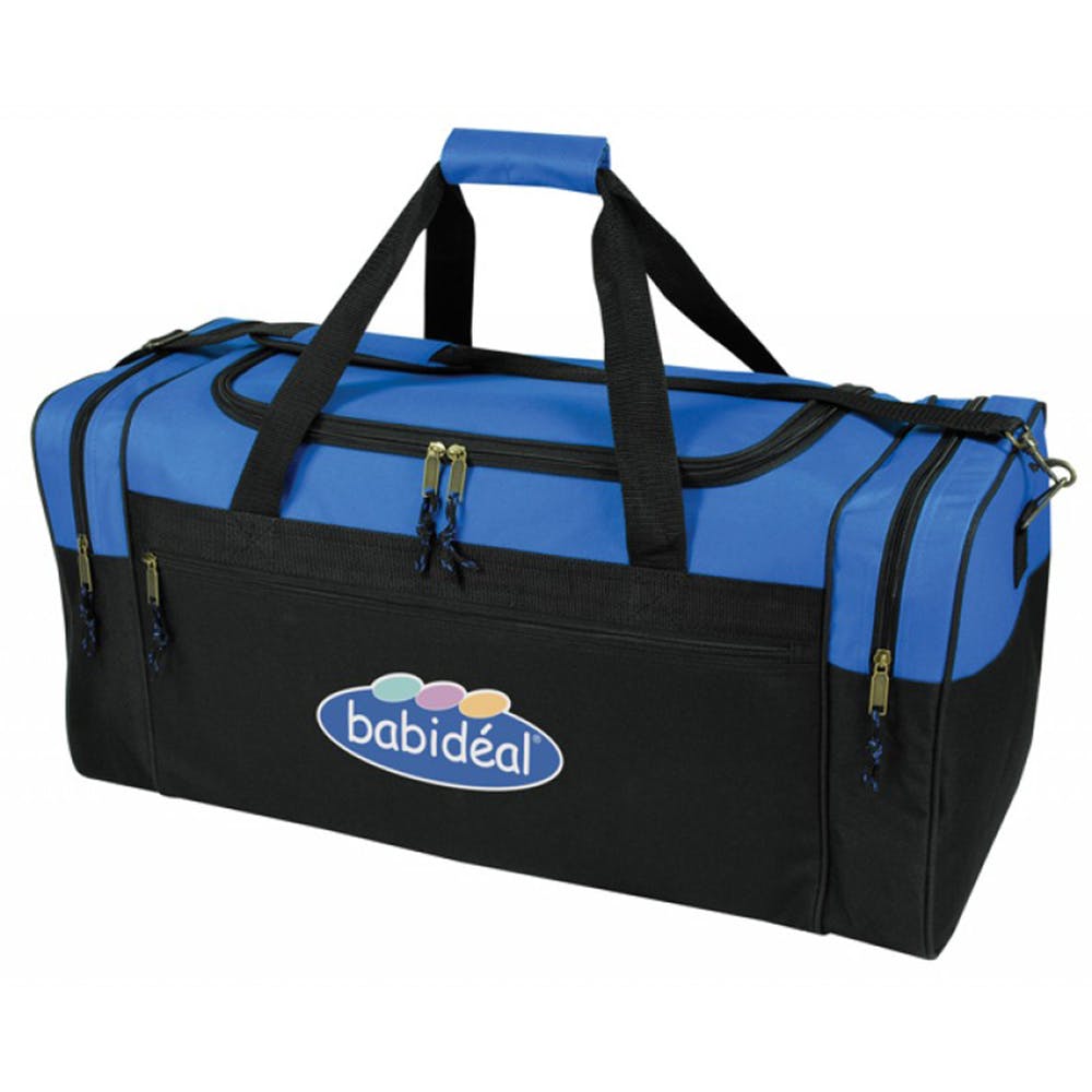 26" Duffel Bags - Royal Blue w/ Black 2