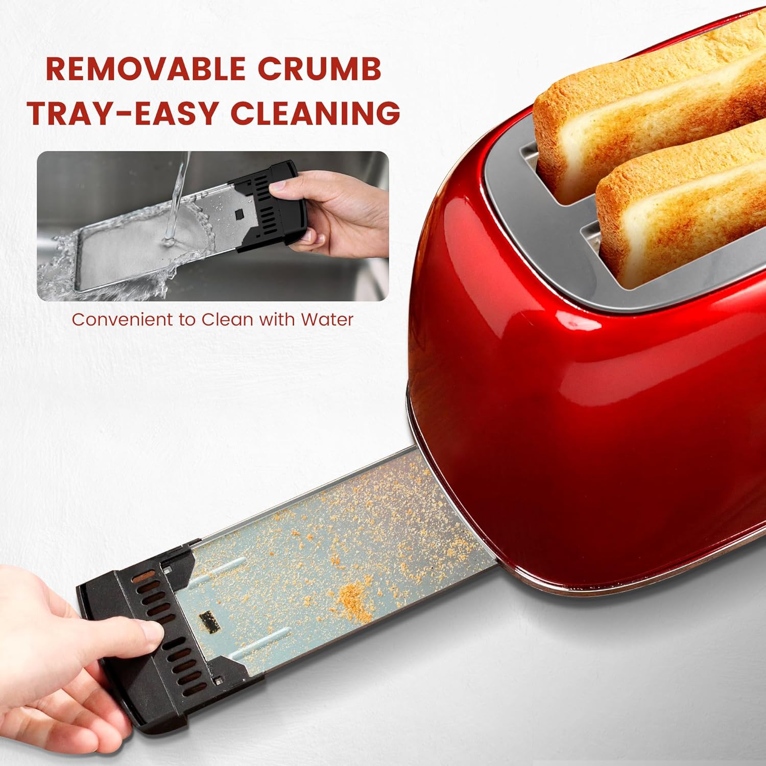 Retro Stainless Steel Toaster 5