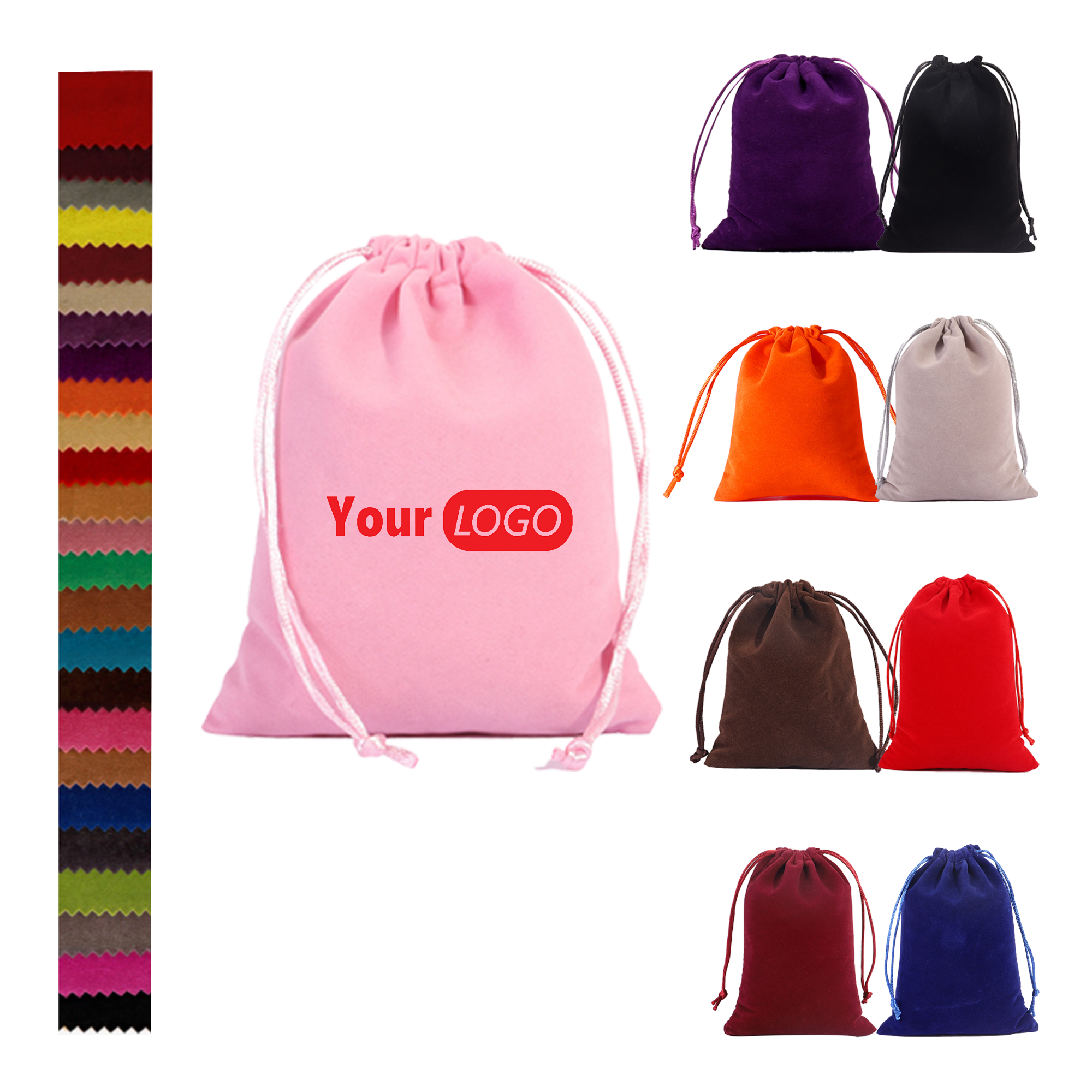 Drawstring Closure Jewelry Gift Bag 2