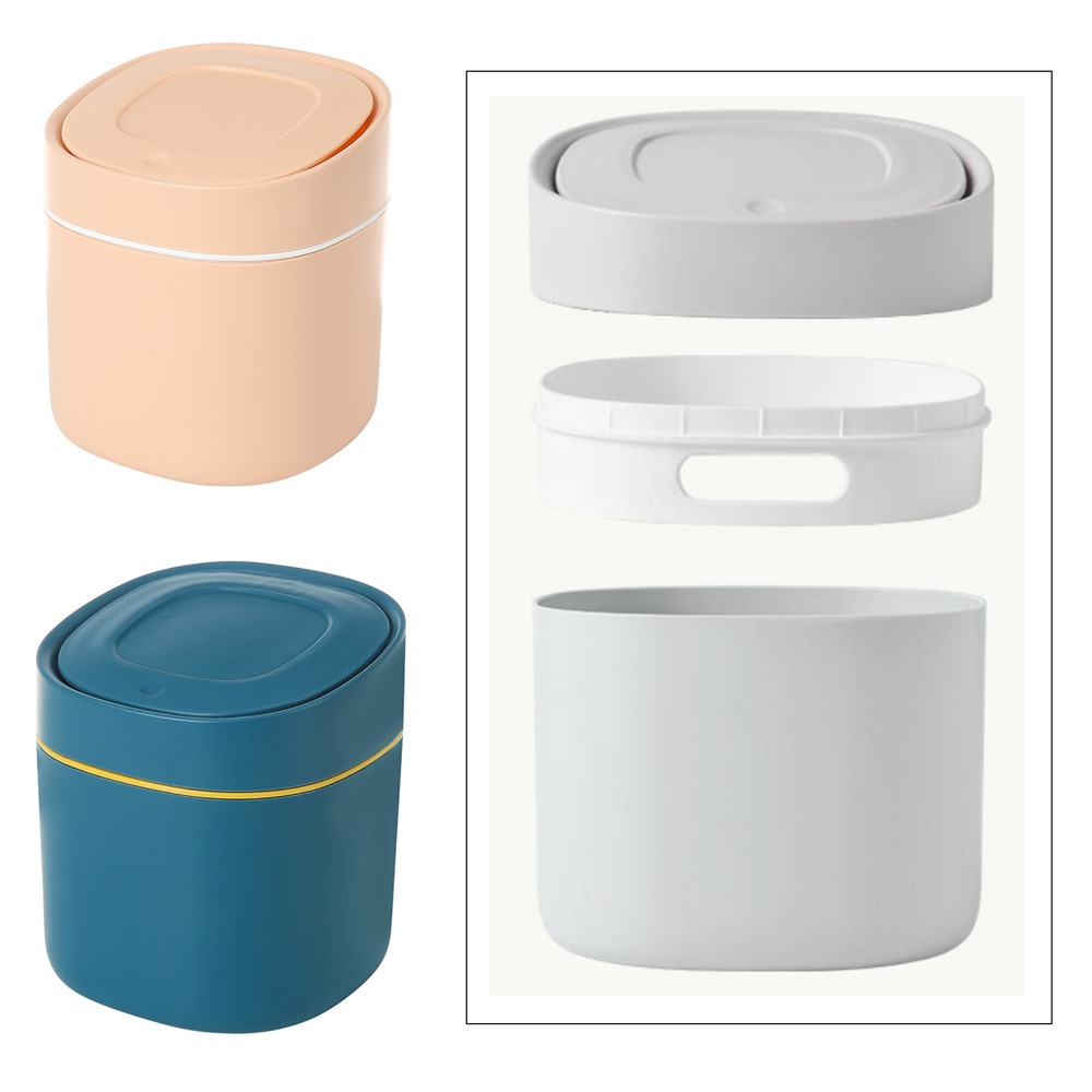 Flip-top Desktop Storage Bin 2