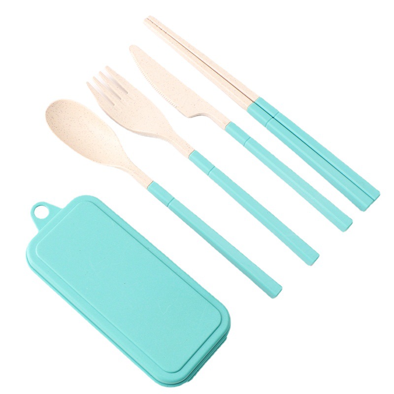 Wheat Straw Detachable Tableware Set 2