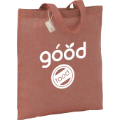 Recycled 5oz Cotton Twill Tote, custom tote bag with logo imprint 111