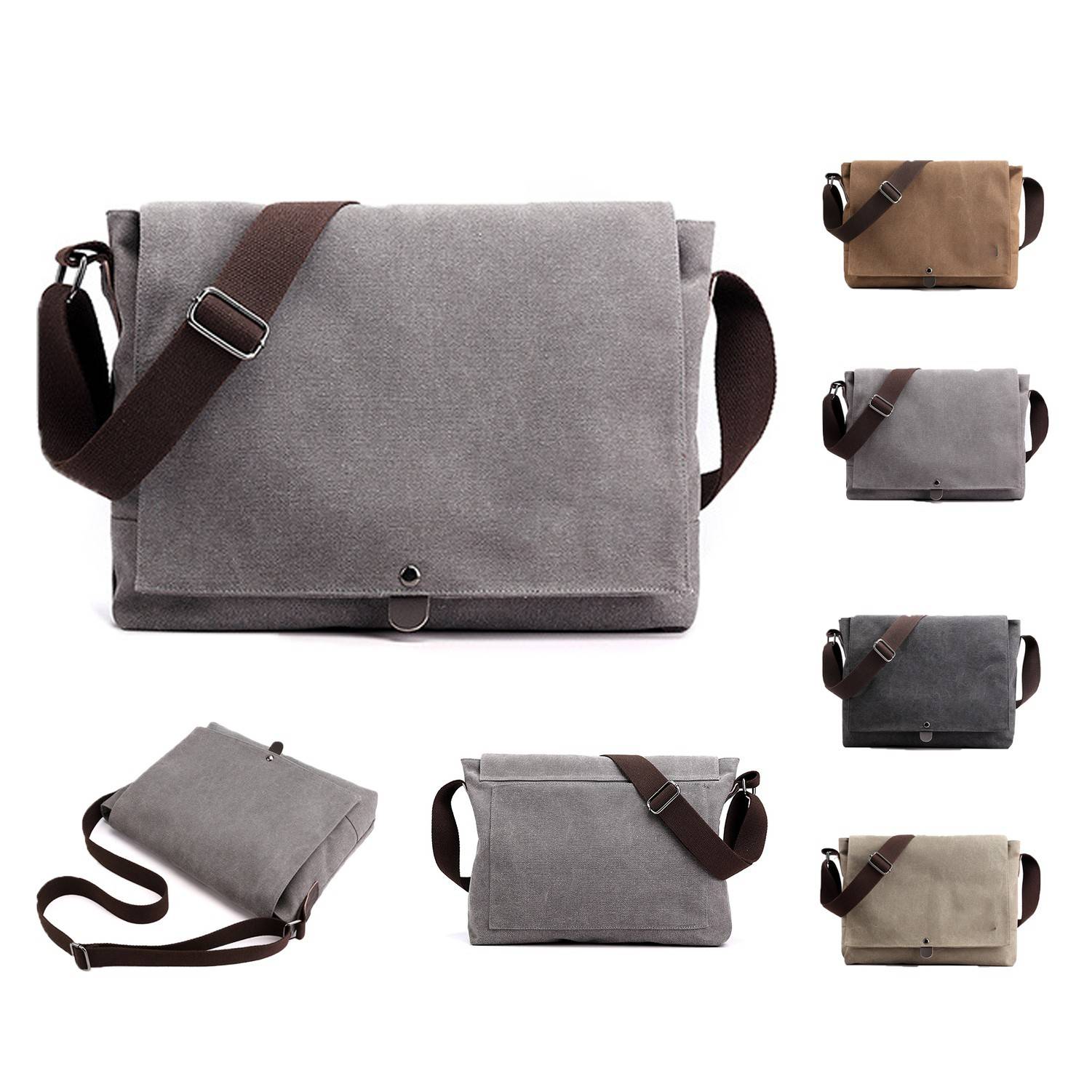 Canvas Crossbody Casual Messenger Bag 3