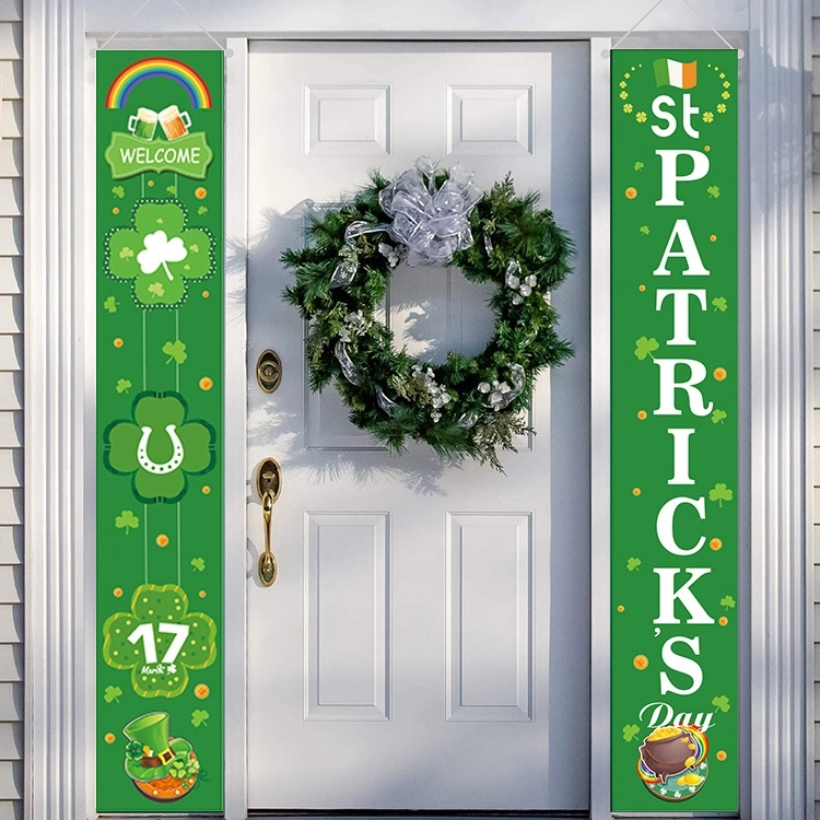 Happy St Patricks Day and Lucky Banner Decor for Home 5