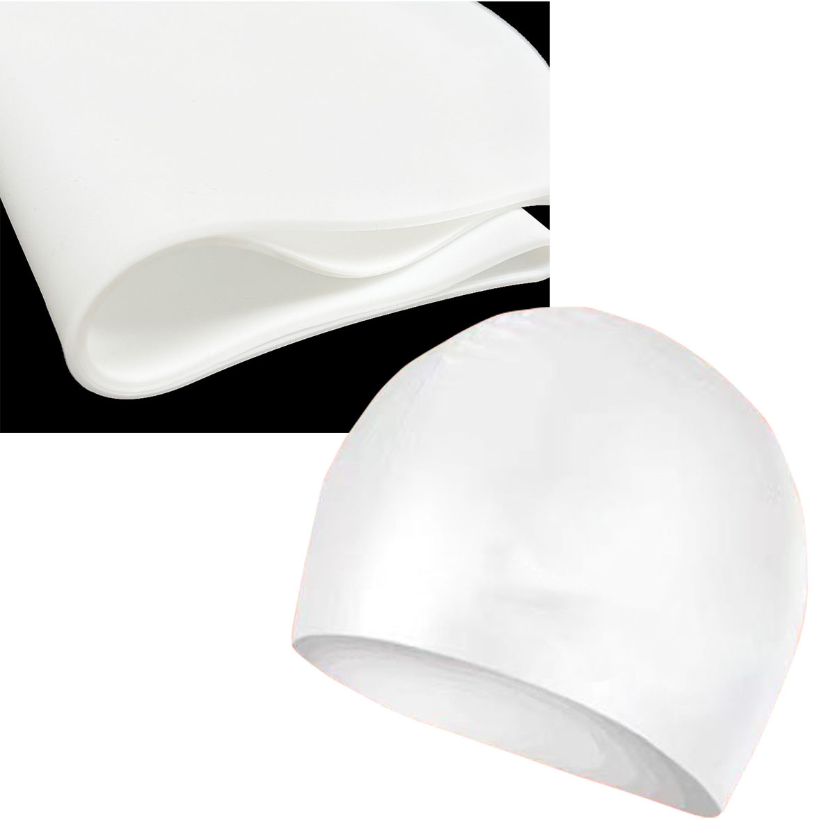 Unisex Silicone Swimming Cap 1