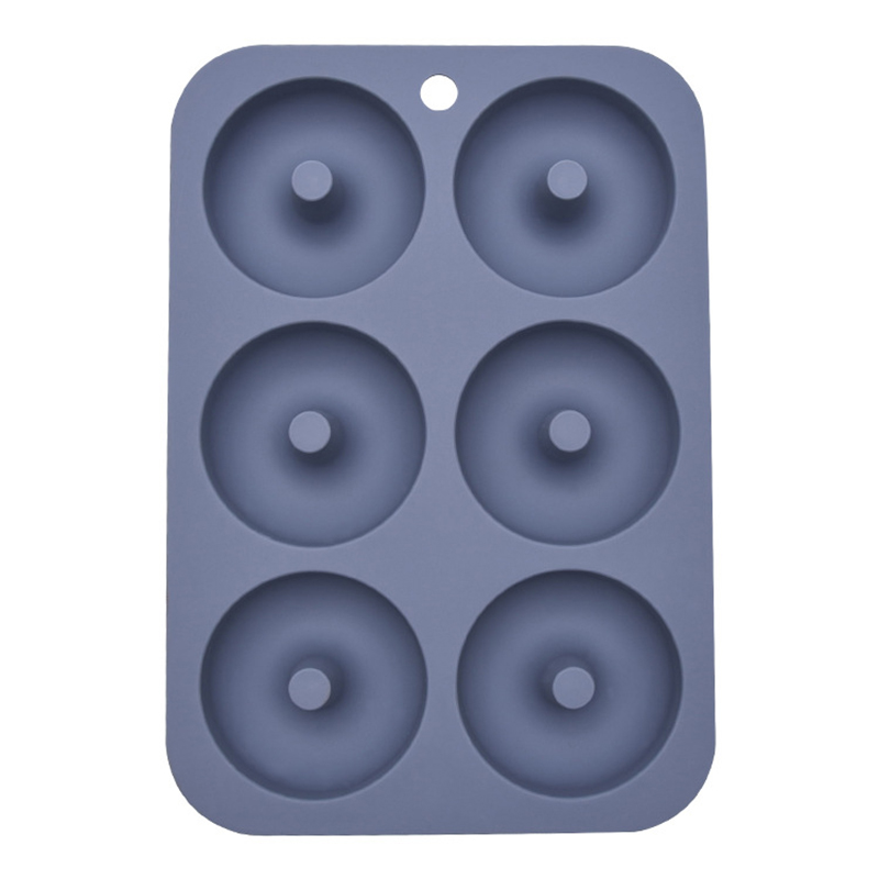 Non-Stick Silicone Donut Mold for 6 Donuts 2.95 Inch 5
