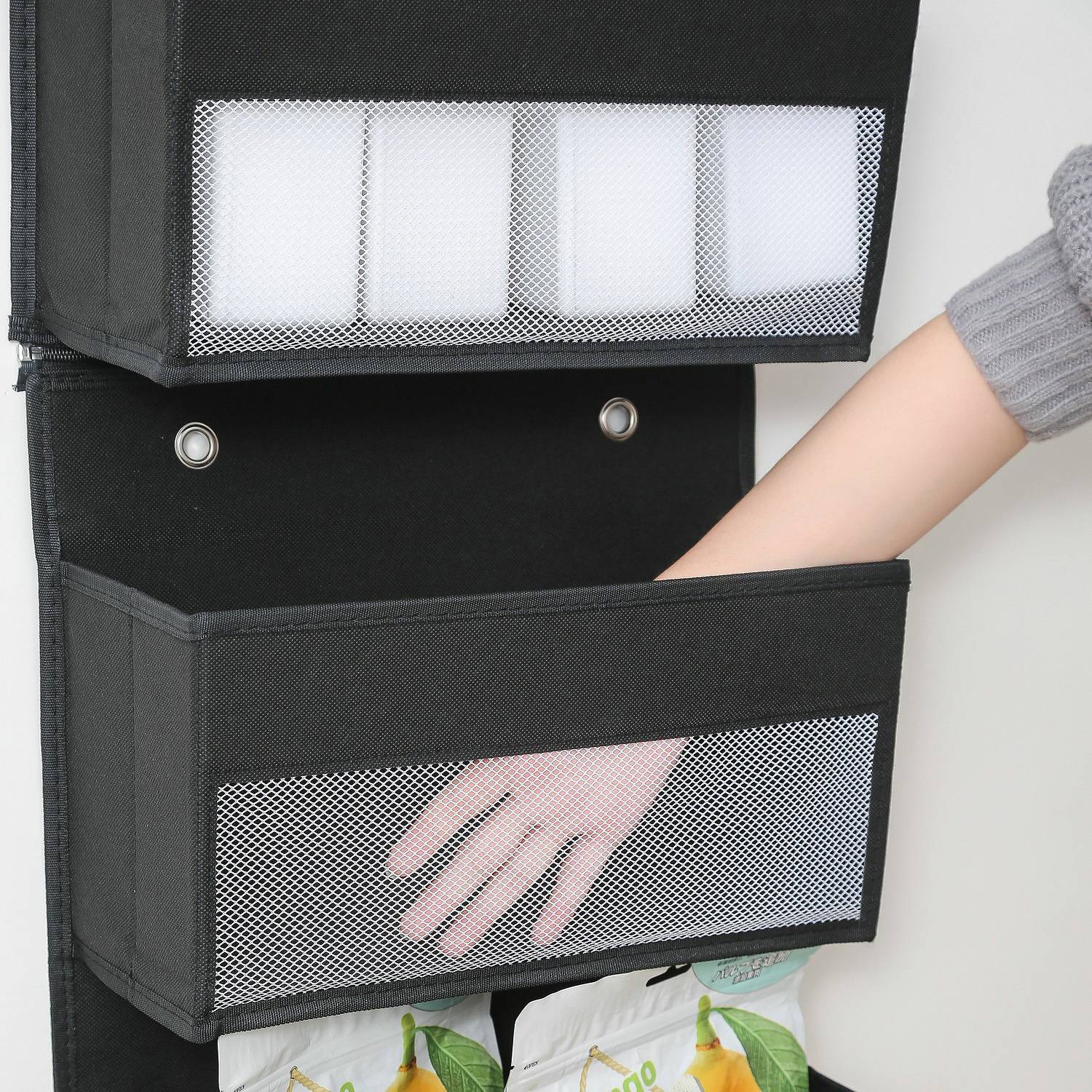 Over The Door Multi Layer Hanging Storage Bag Organizer 5