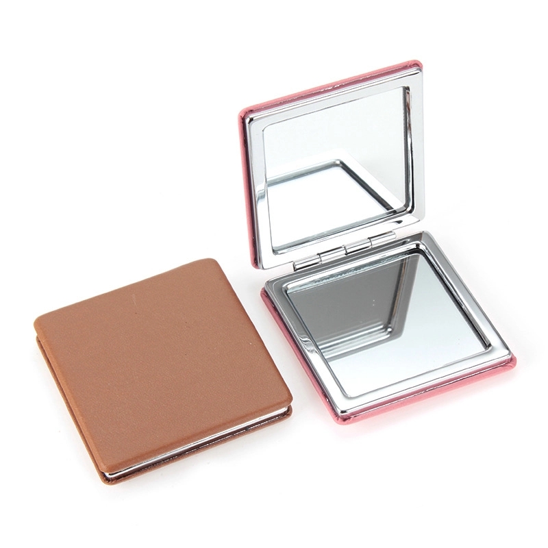 PU Leather Folding Mirror- Square 10