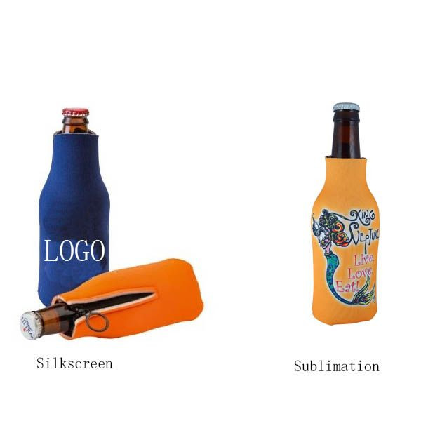 Neoprene Zipper Bottle Cooler 2