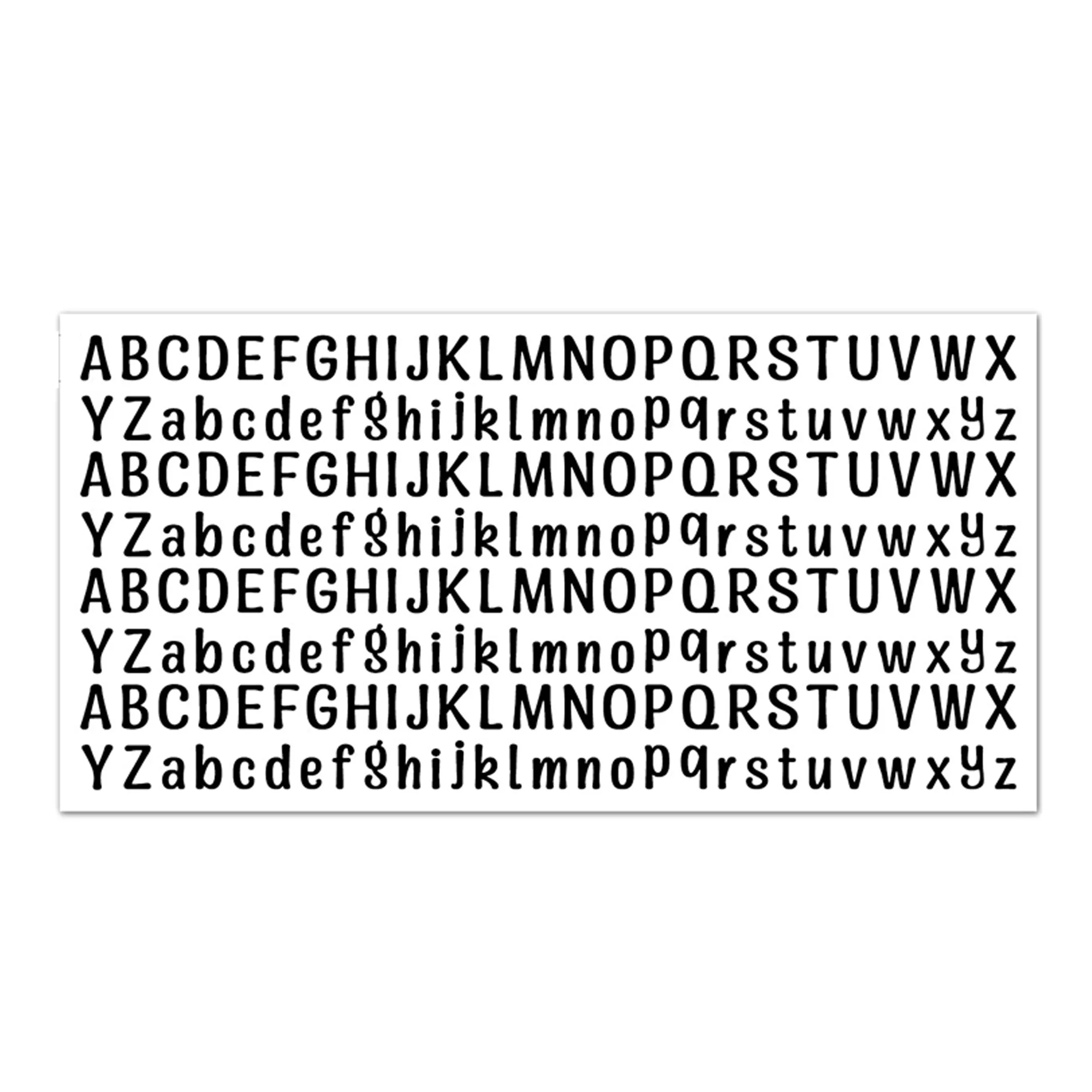 Alphabet Stickers 5