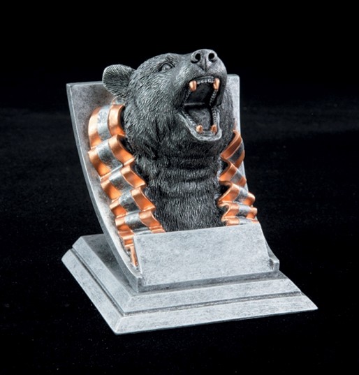 Bear Spirit Mascot Resin 2