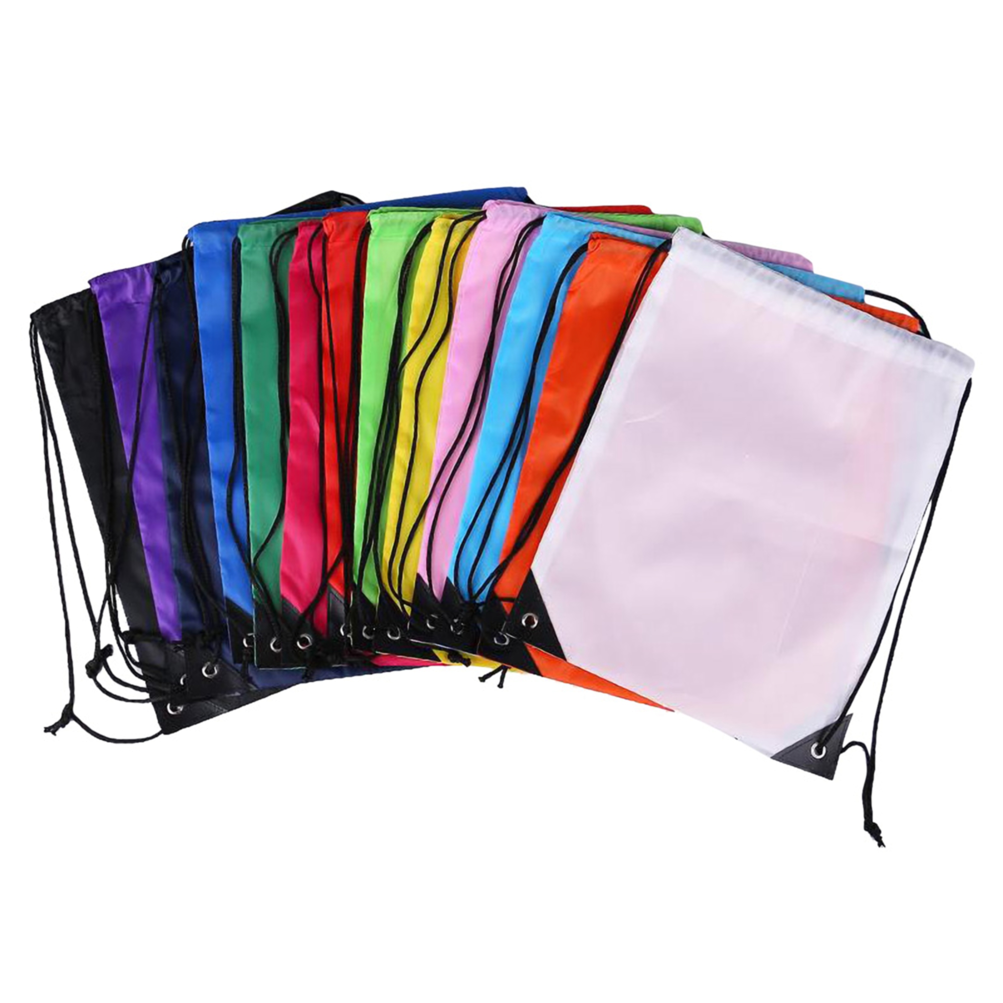 Affordable Polyester Drawstring Backpack 2