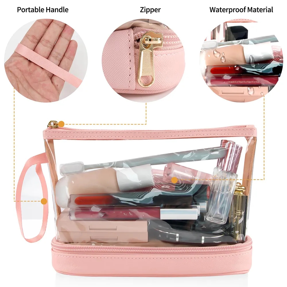 Waterproof Clear Makeup Toiletry Bag for Travel 5