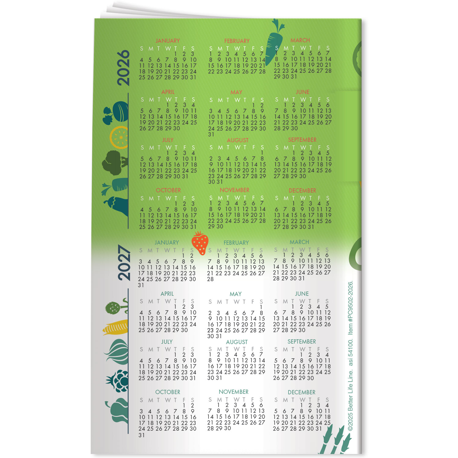 Pocket Calendar - 2026 Good Health 1