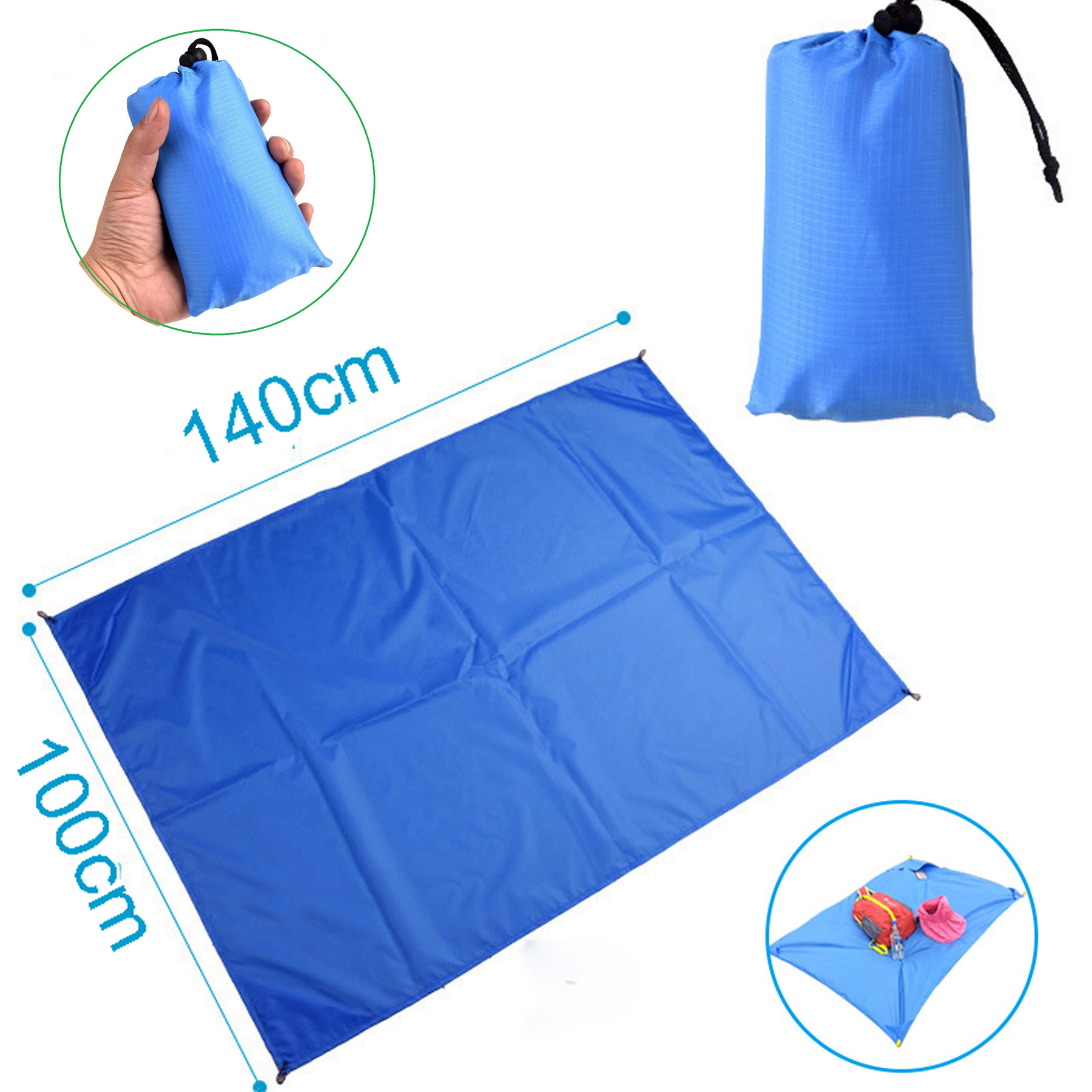Pocket Blanket Foldable Beach Camping Mat 1