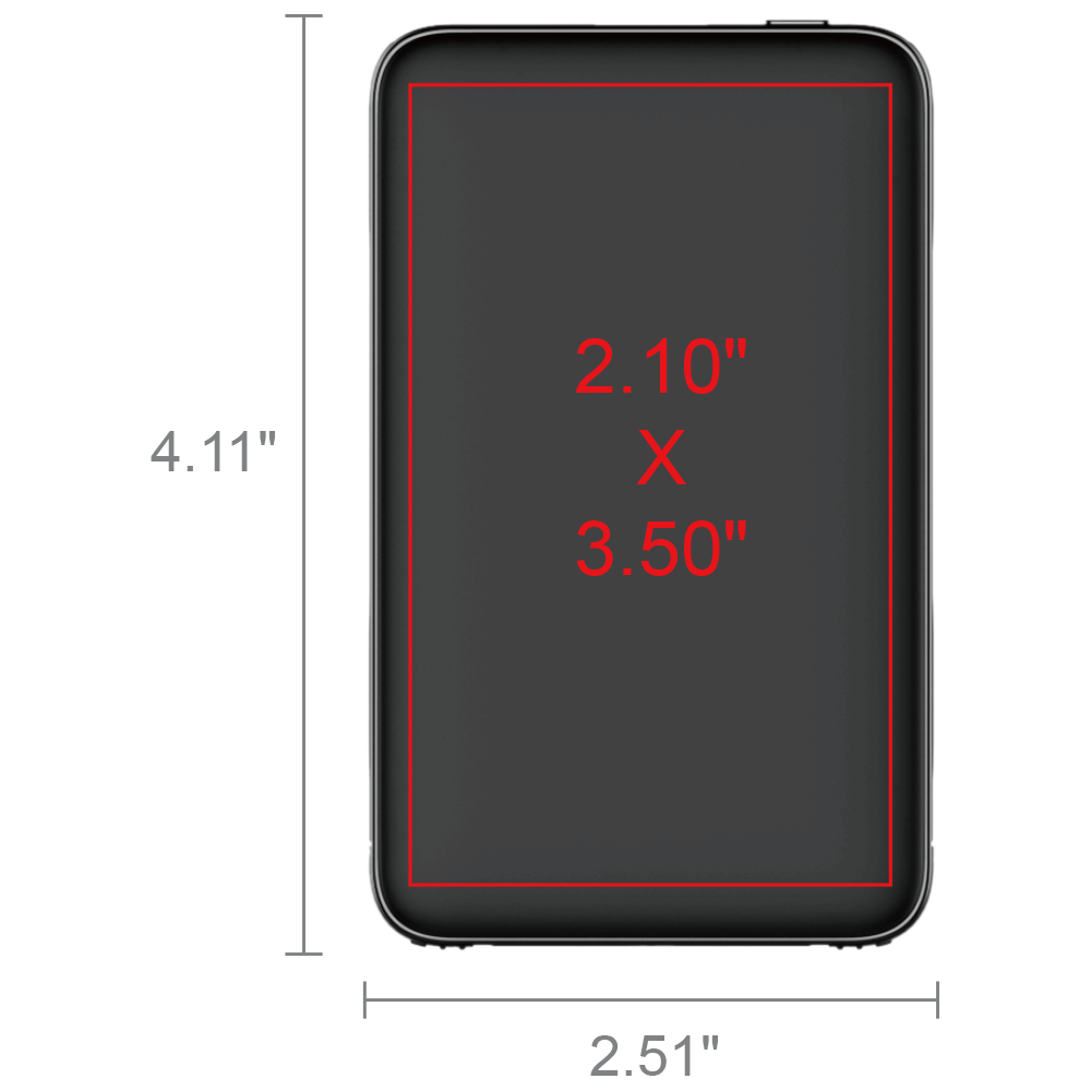 Hermosa 2.1A Output 5000mAh Card Shape Power Bank 25
