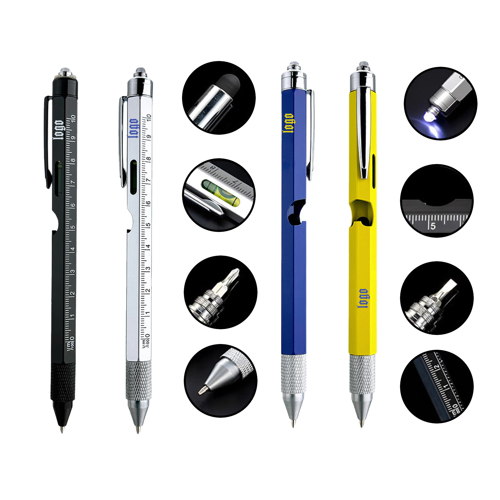 9-in-1 Multifunction Pen MOQ20 2