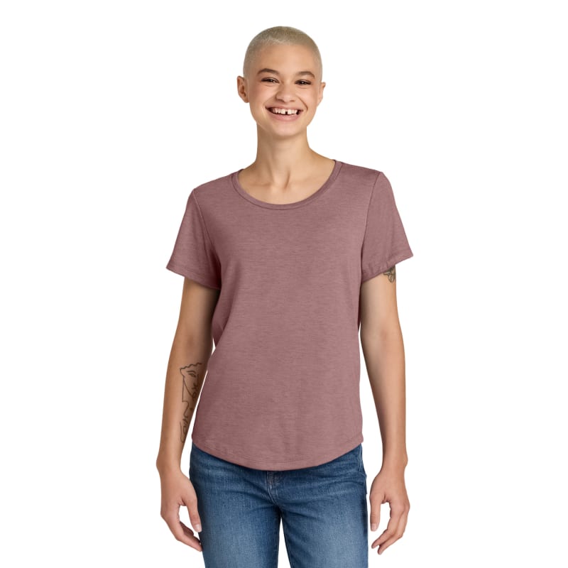 AllMade Women's Relaxed Tri-Blend Scoop Neck Tee 61