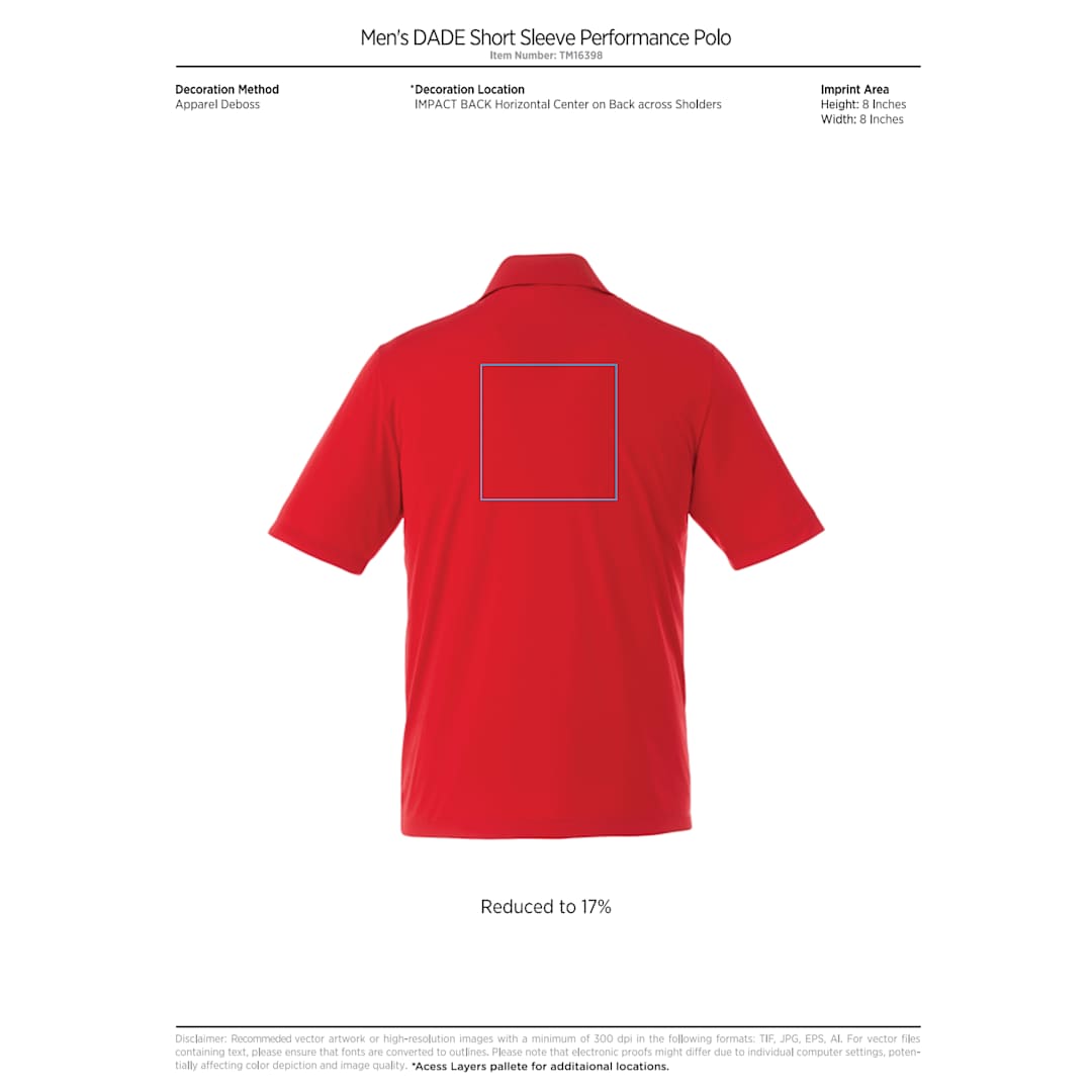 Men's DADE Short Sleeve Polo 66