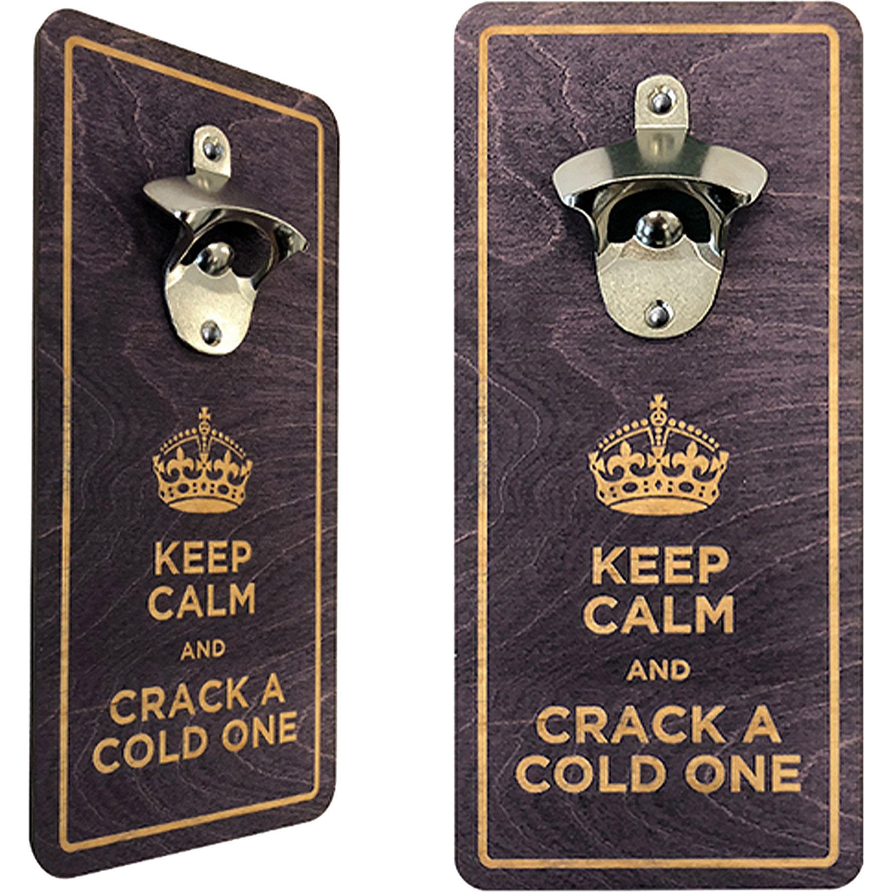 Wood Wall Mounted Bottle Opener 2