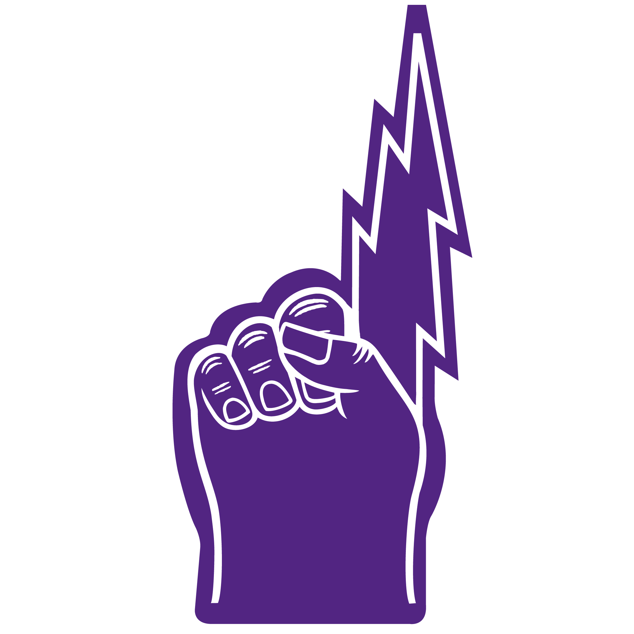 18" Lightning Bolt Hand 24