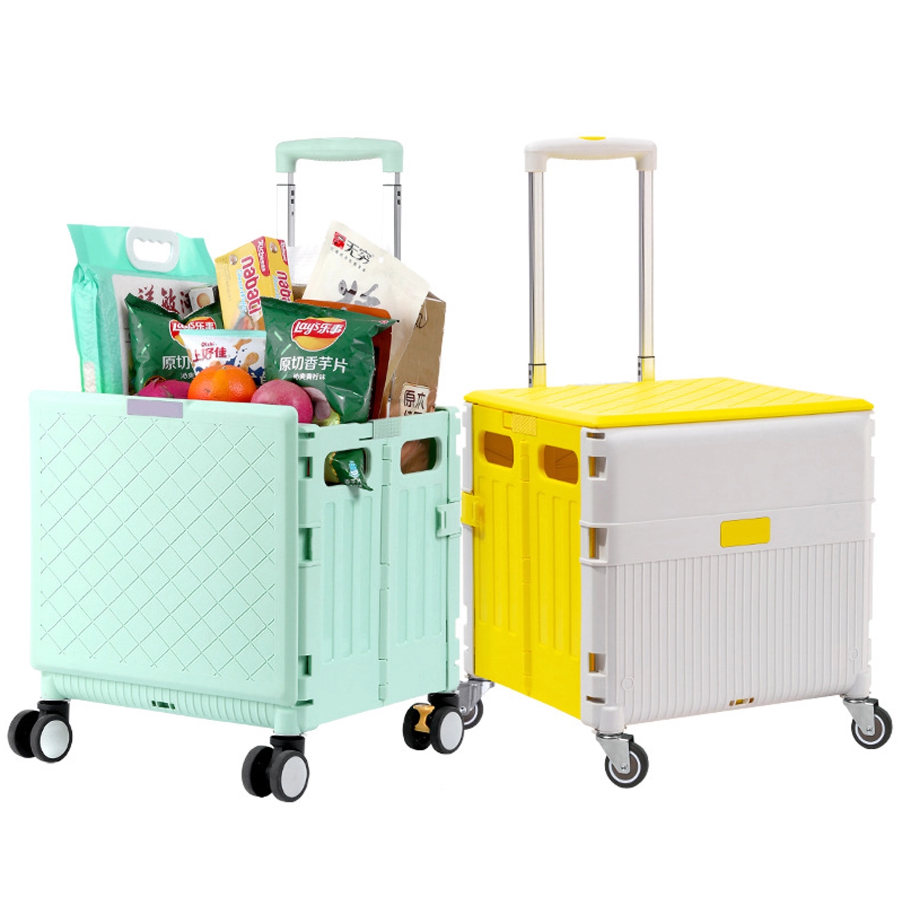 Folding Shopping Camping Picnic Trolley Cart 5