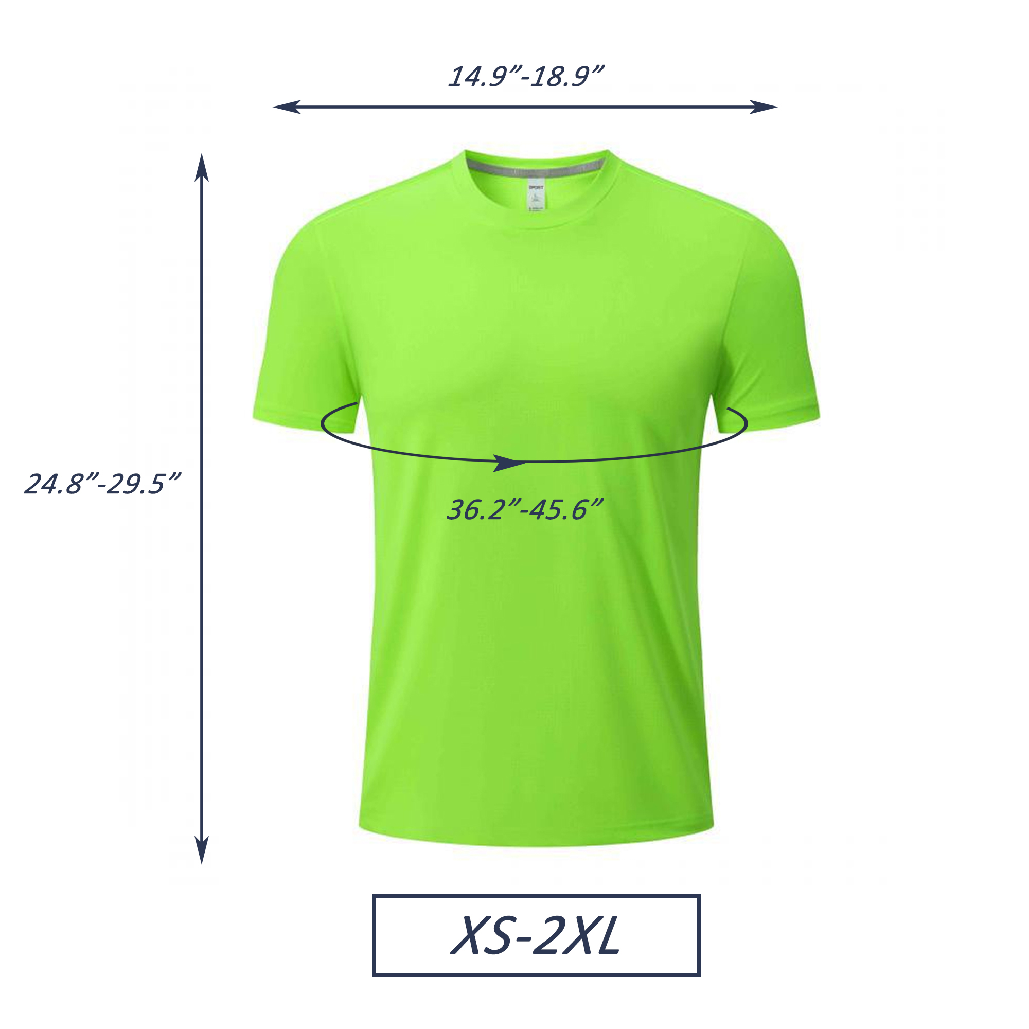 MOQ20 Unisex Sports Shirts 3
