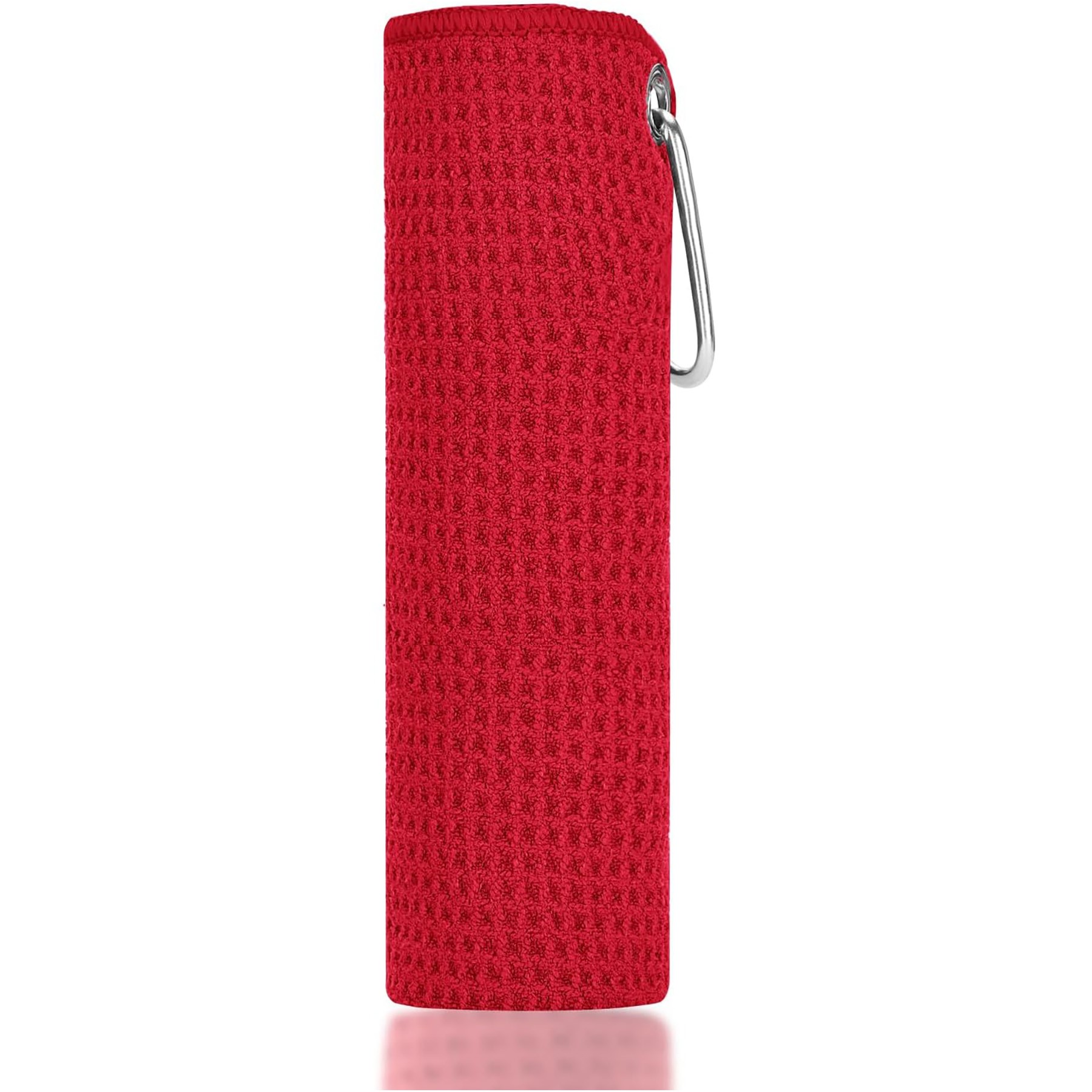 Waffle Pattern Microfiber Towel with Clip 9