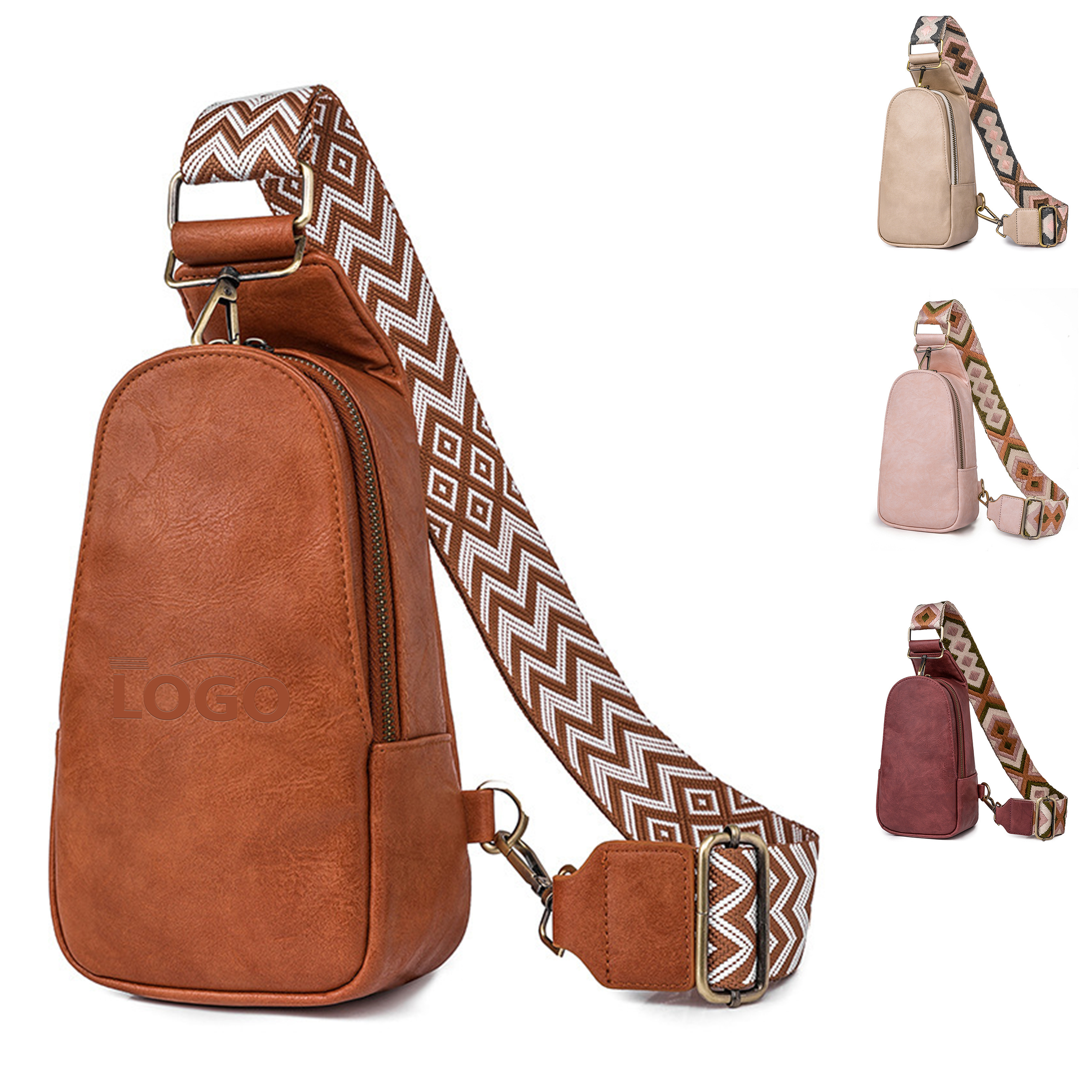 Versatile PU Leather Waist & Crossbody Bag 4