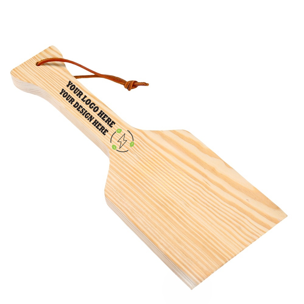 Bamboo Wooden BBQ Scraper Tool 2