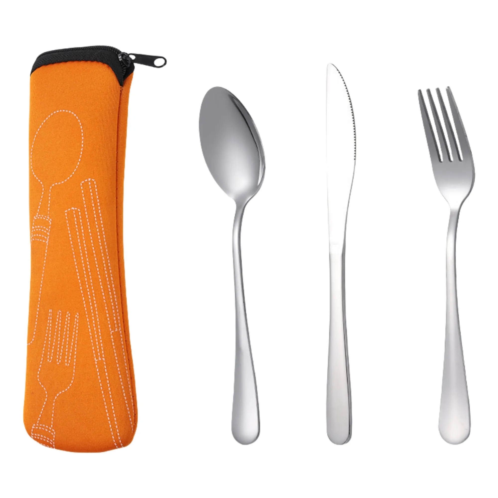 Travel Cutlery Reusable Silverware Set 10