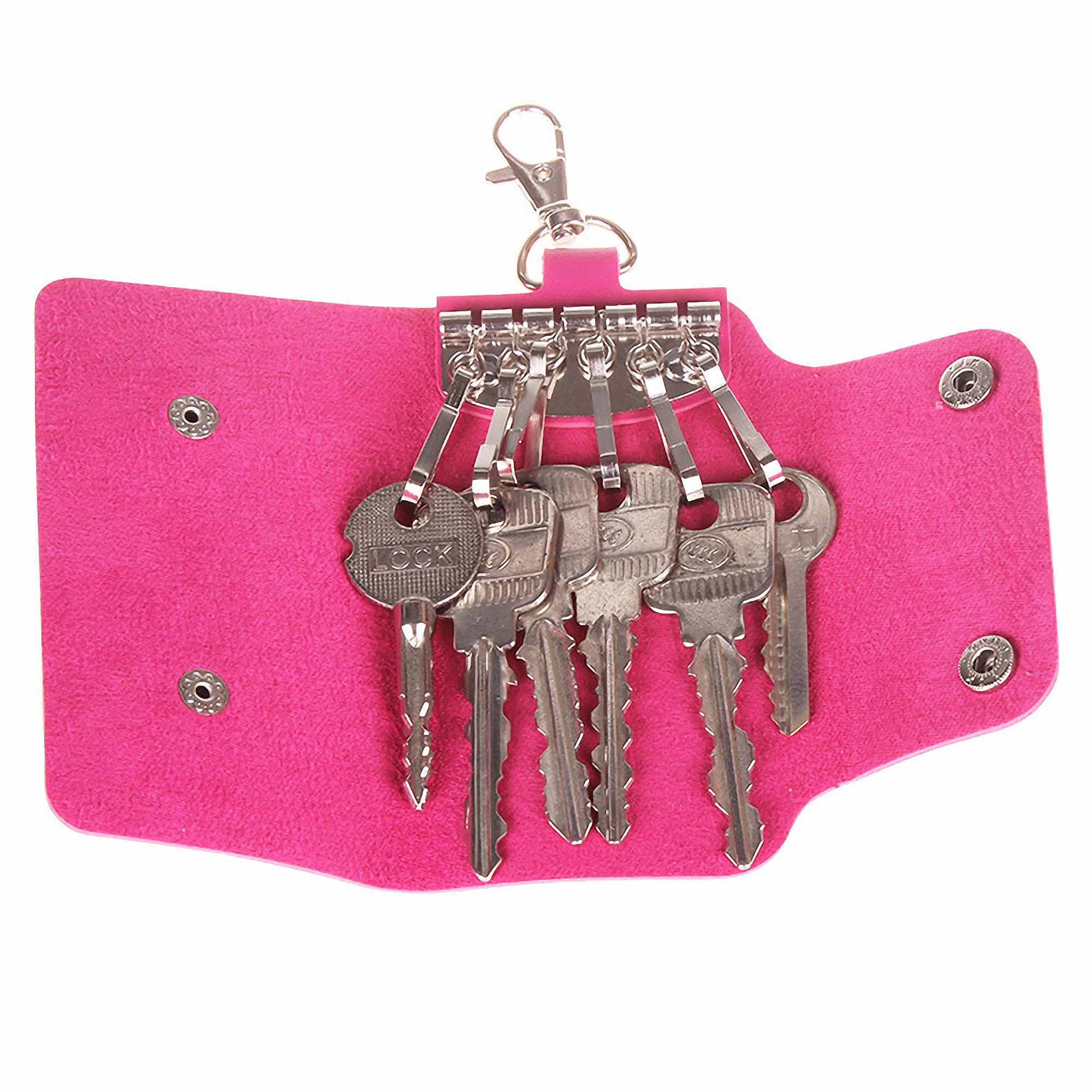 Genuine PU Leather Key Holder Wallet 4