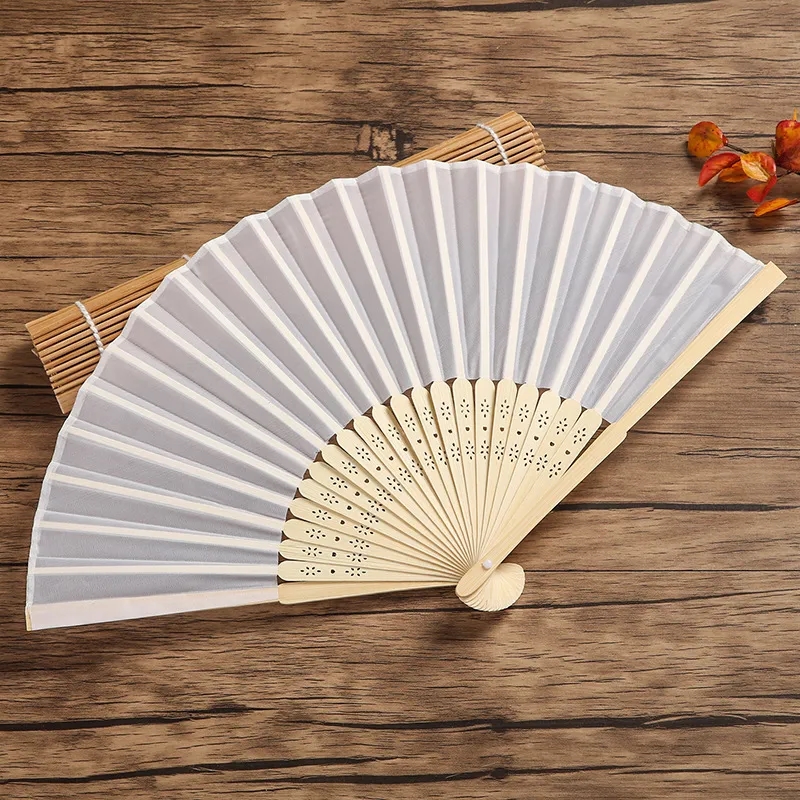 Folding Bamboo Paper Handheld Fan 3